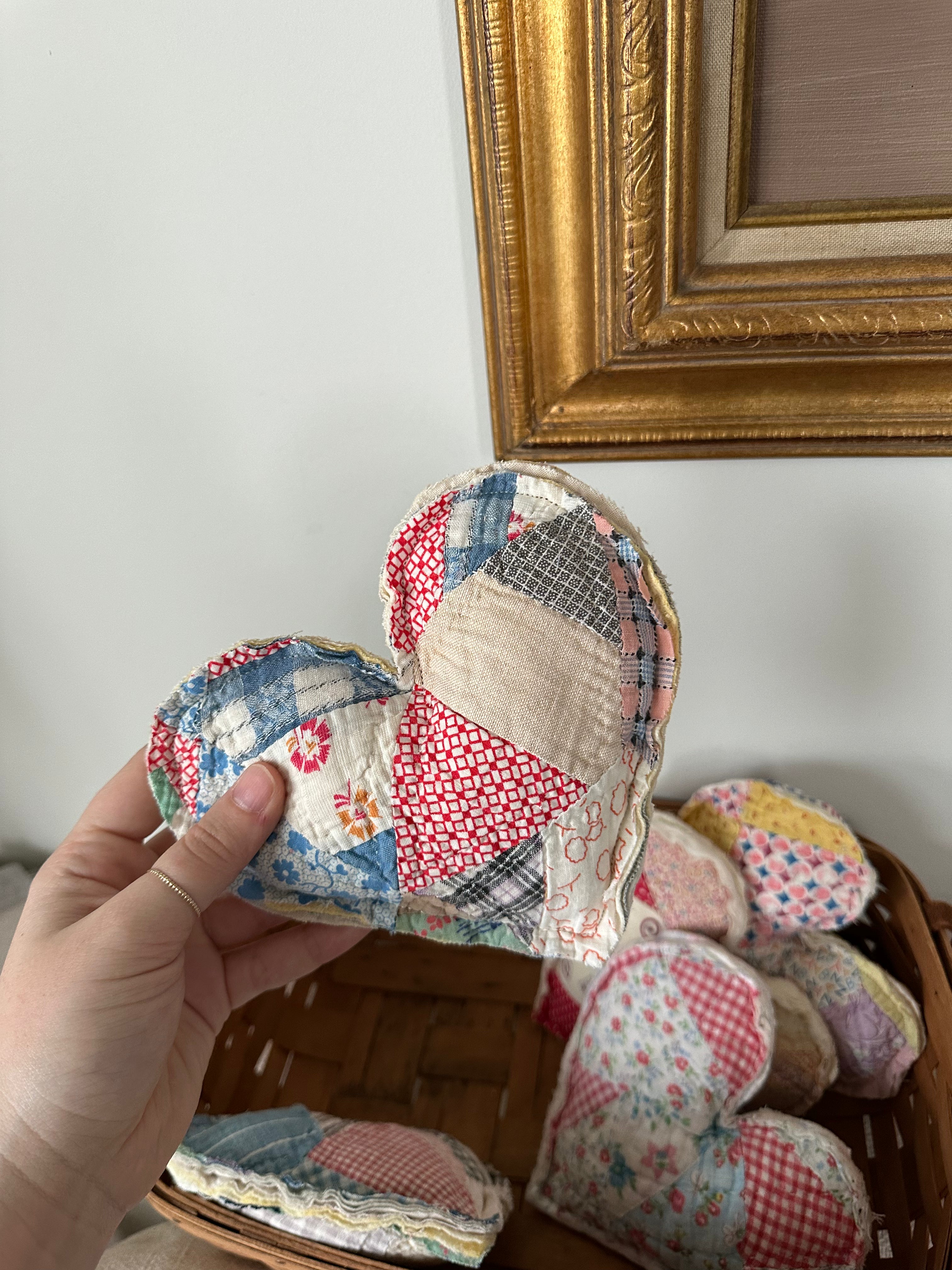 Mini Quilt Heart (08)