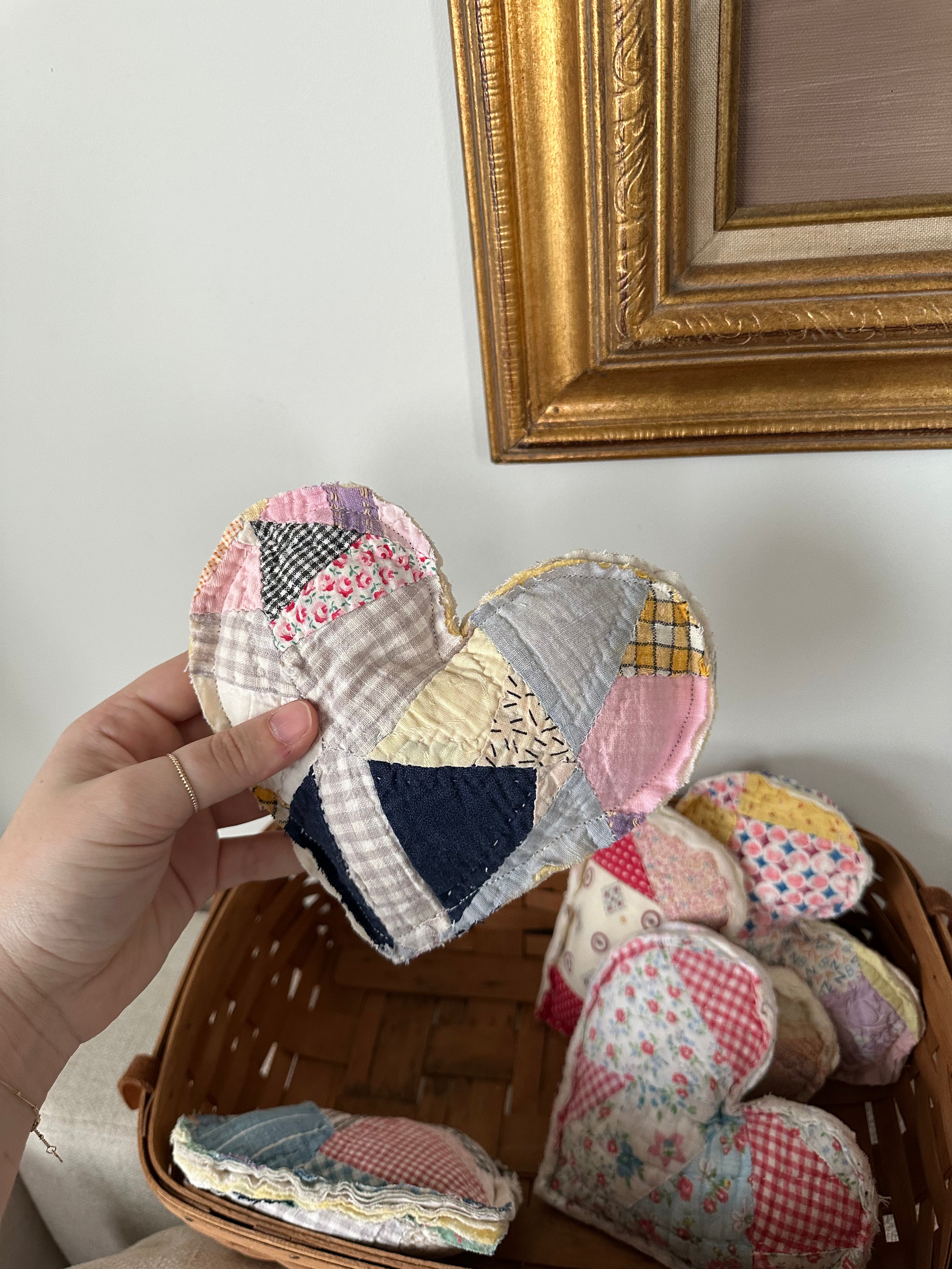 Mini Quilt Heart (08)