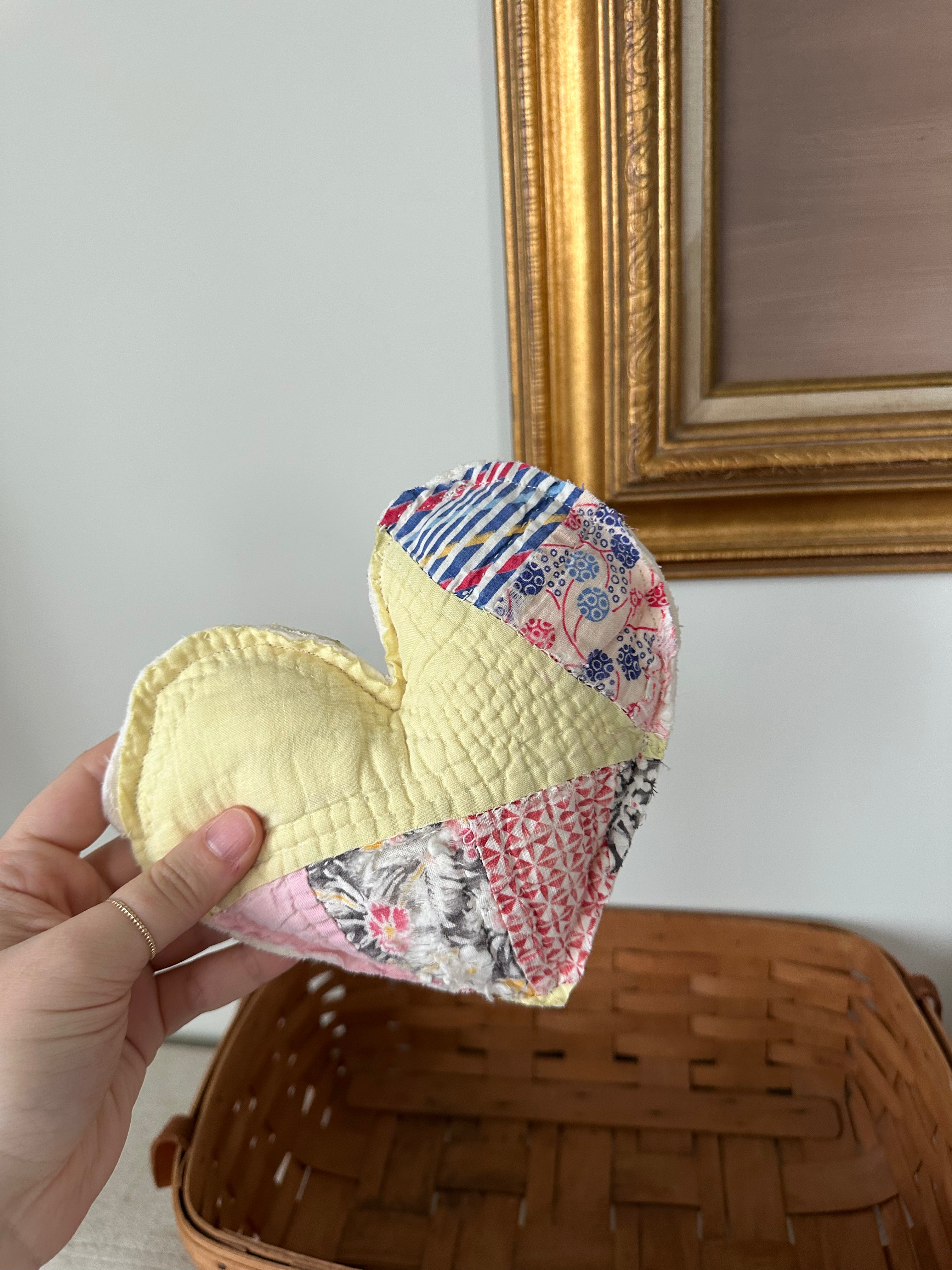 Mini Quilt Heart (10)