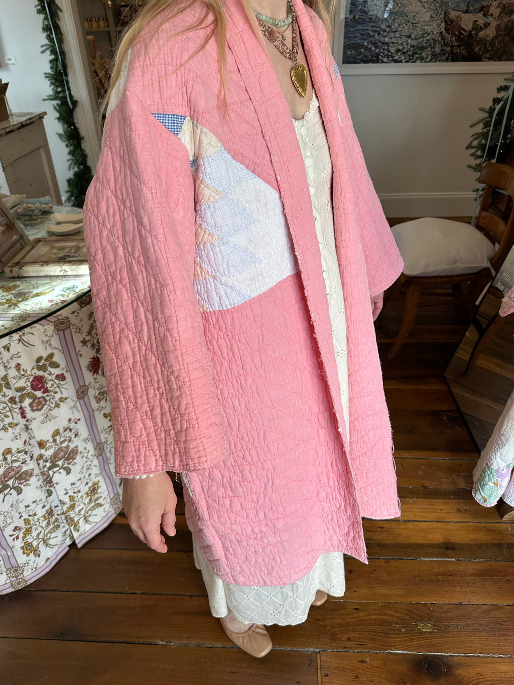 Pink Star Quilt Jacket