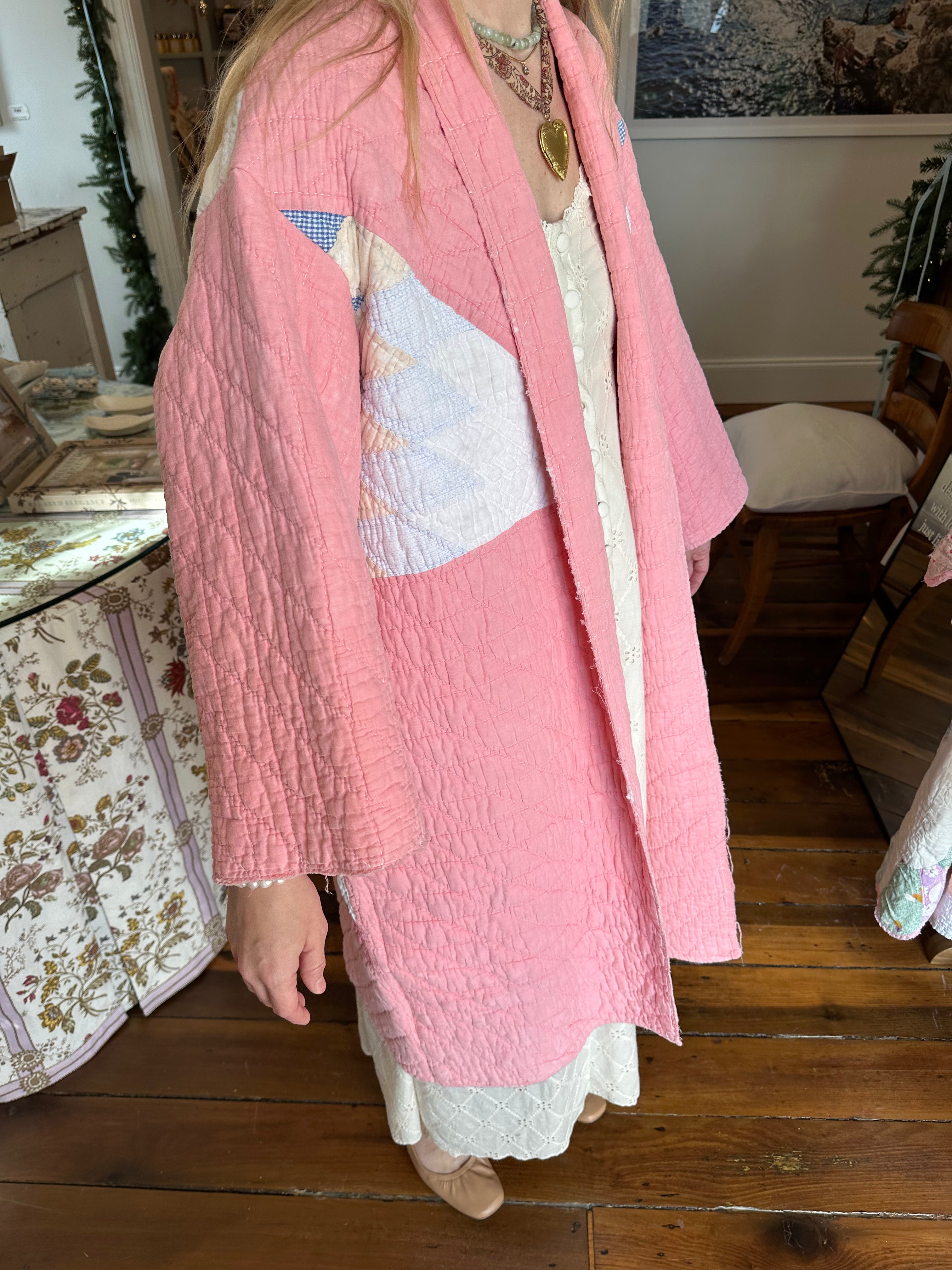 Pink Star Quilt Jacket