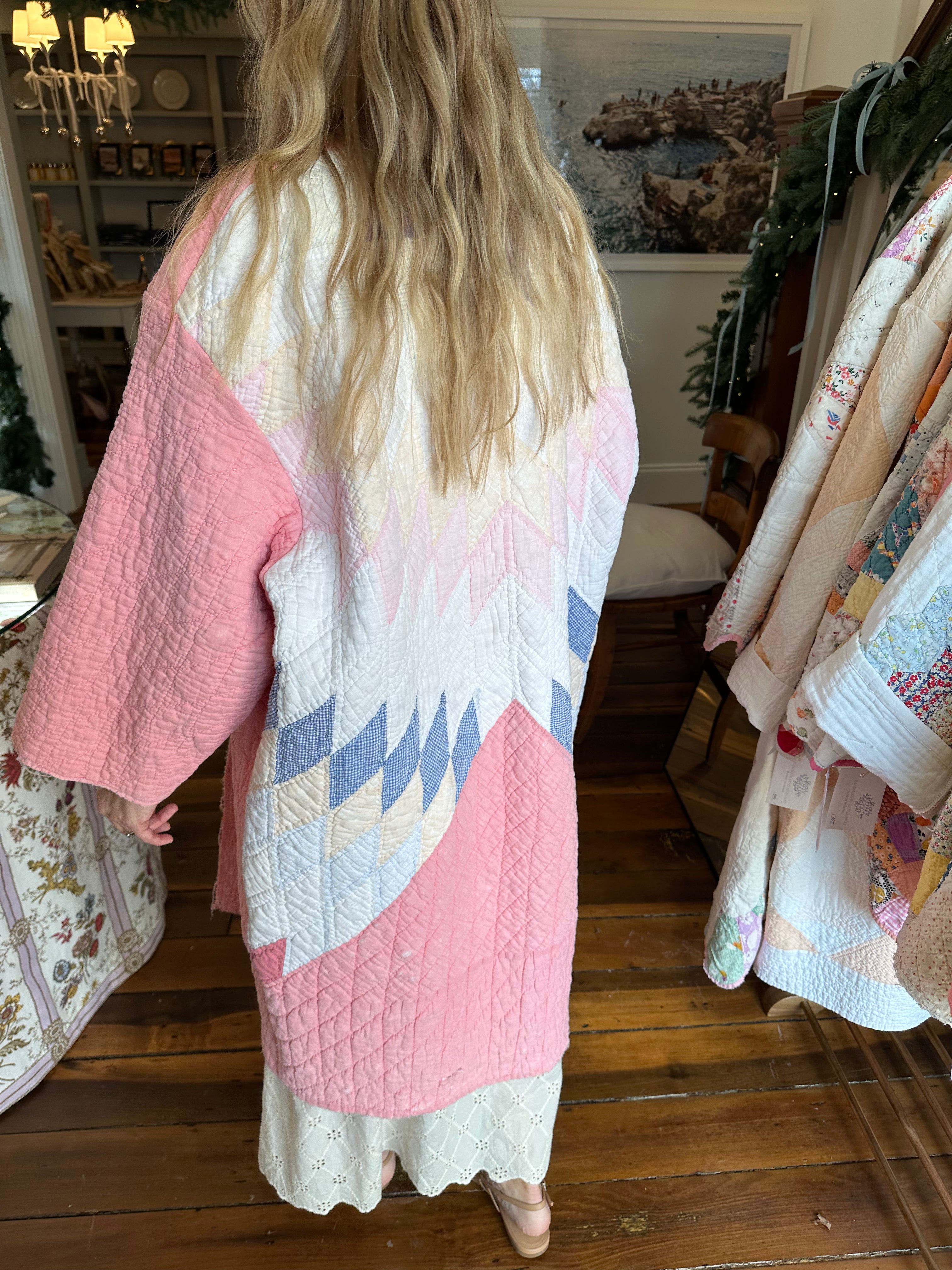 Pink Star Quilt Jacket