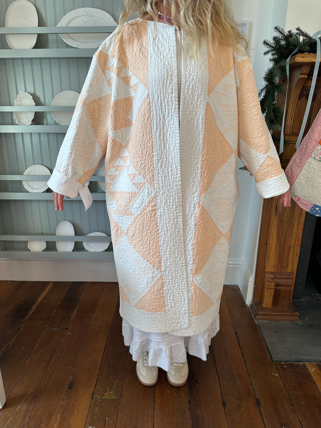 Orange Basket Quilt Jacket