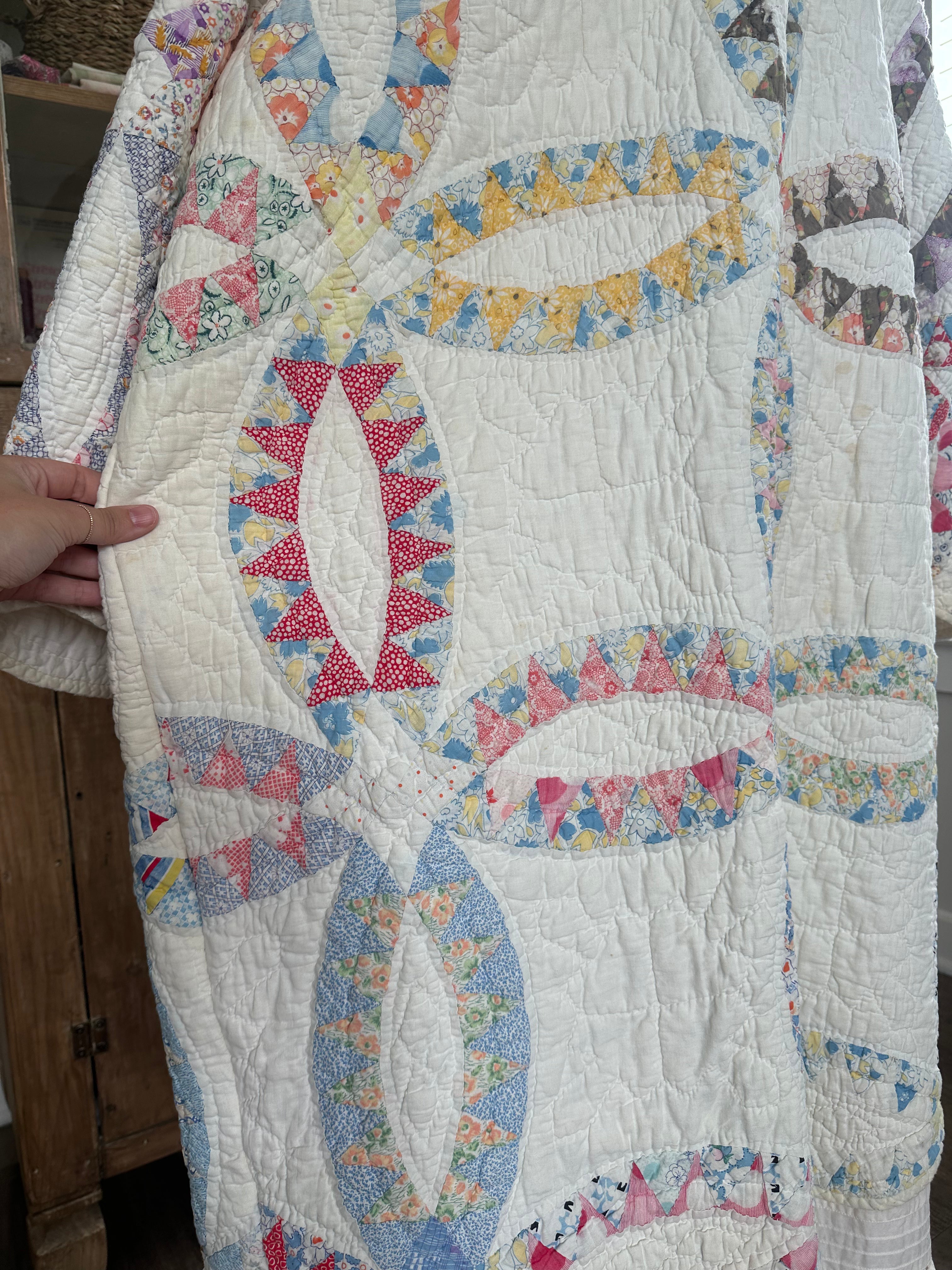Wedding Ring Quilt Jacket - PLUS SIZE!