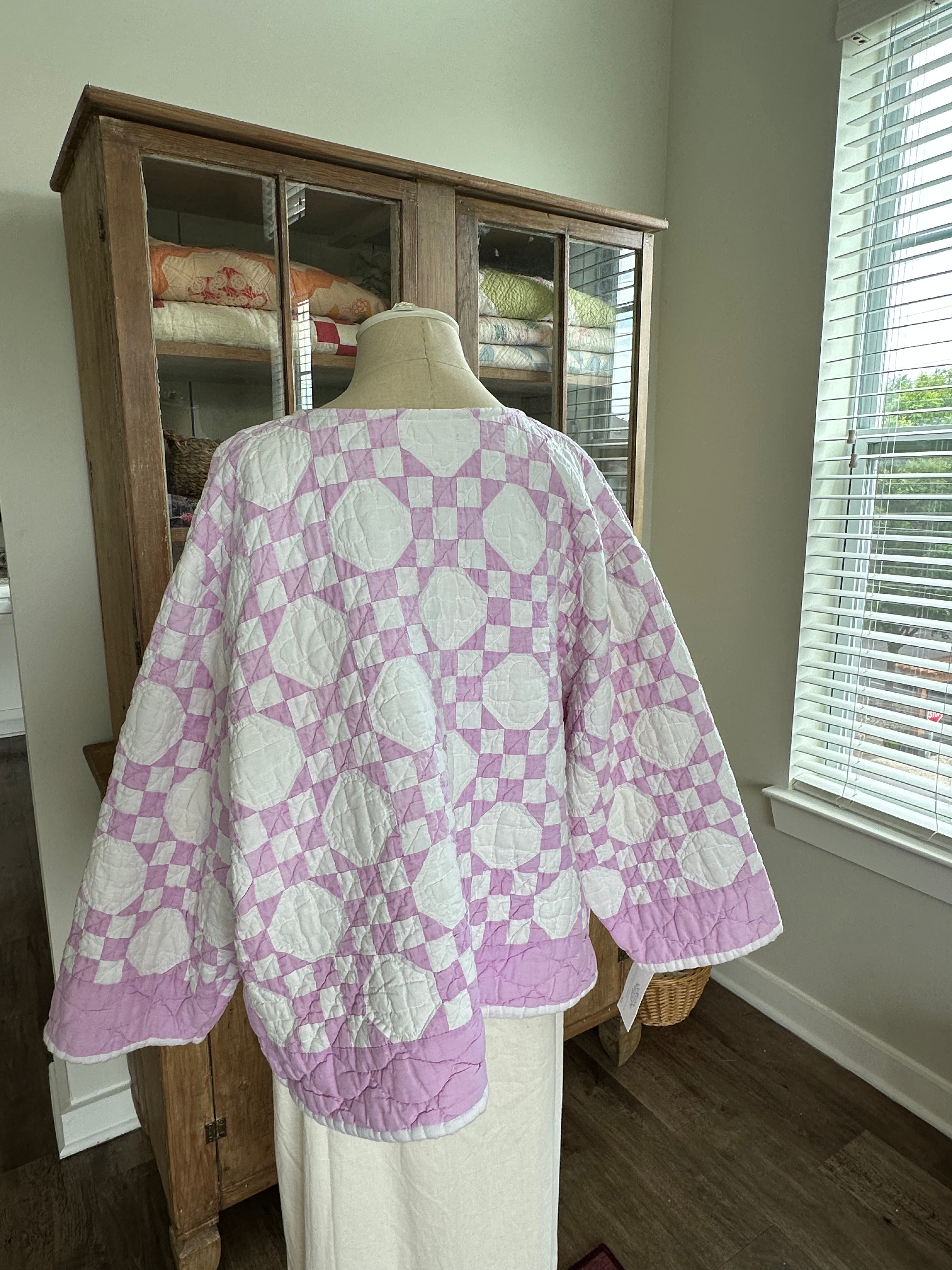 Purple Snowball Quilt Jacket