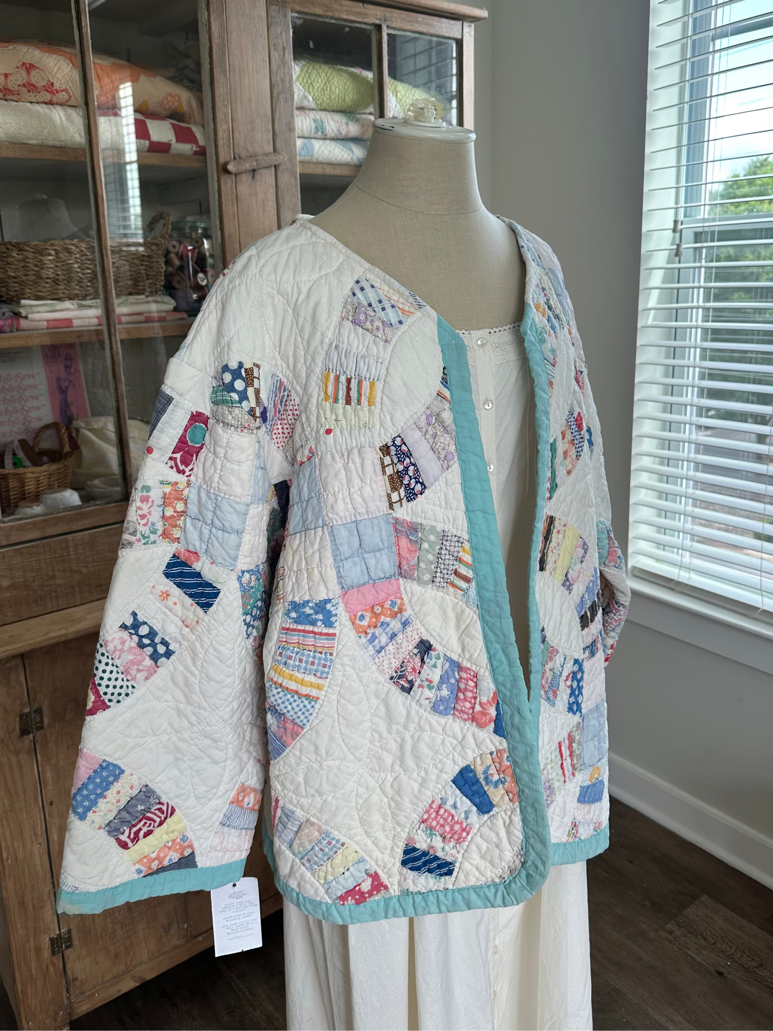 Wedding Ring Quilt Jacket