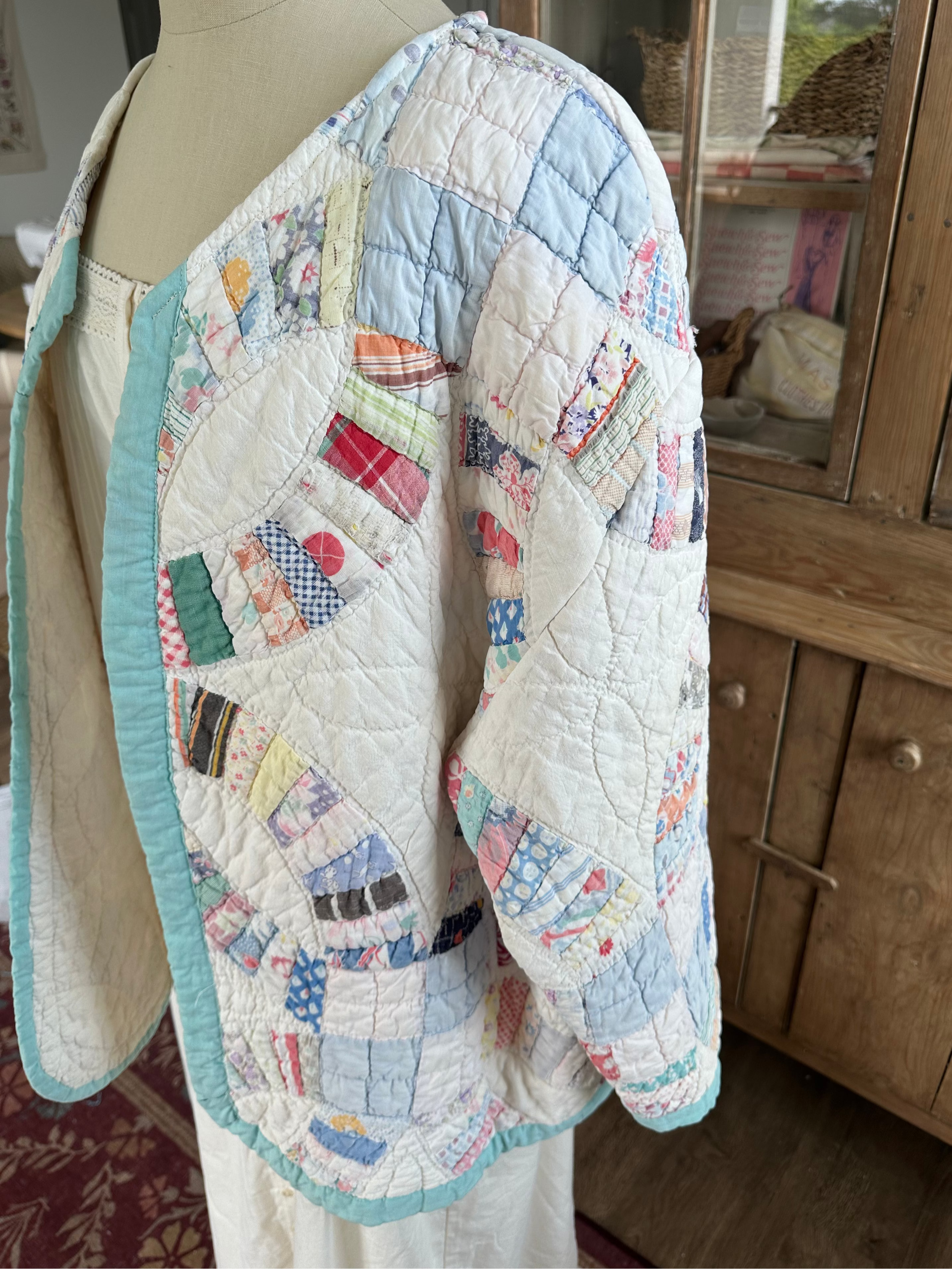 Wedding Ring Quilt Jacket