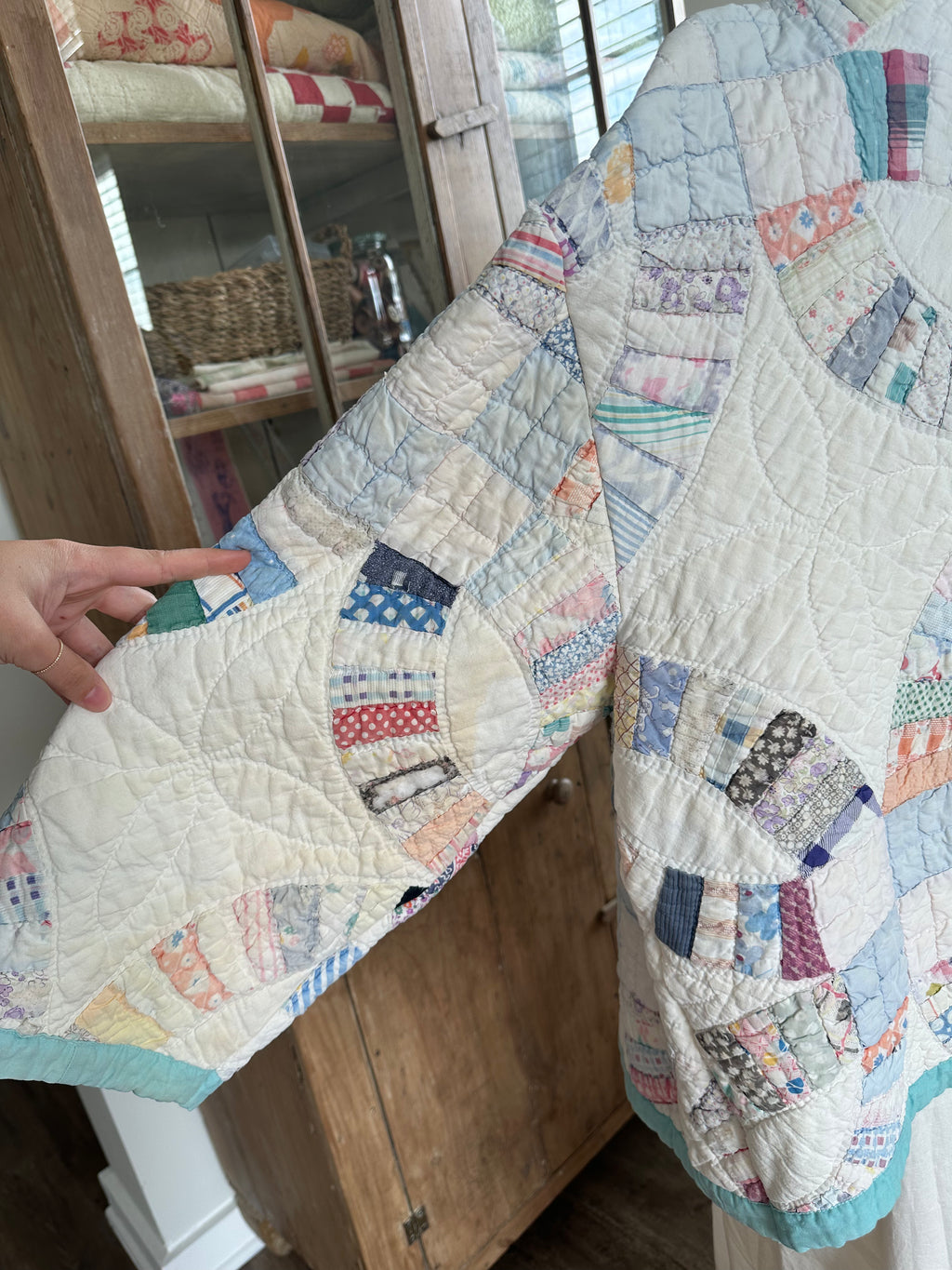Wedding Ring Quilt Jacket