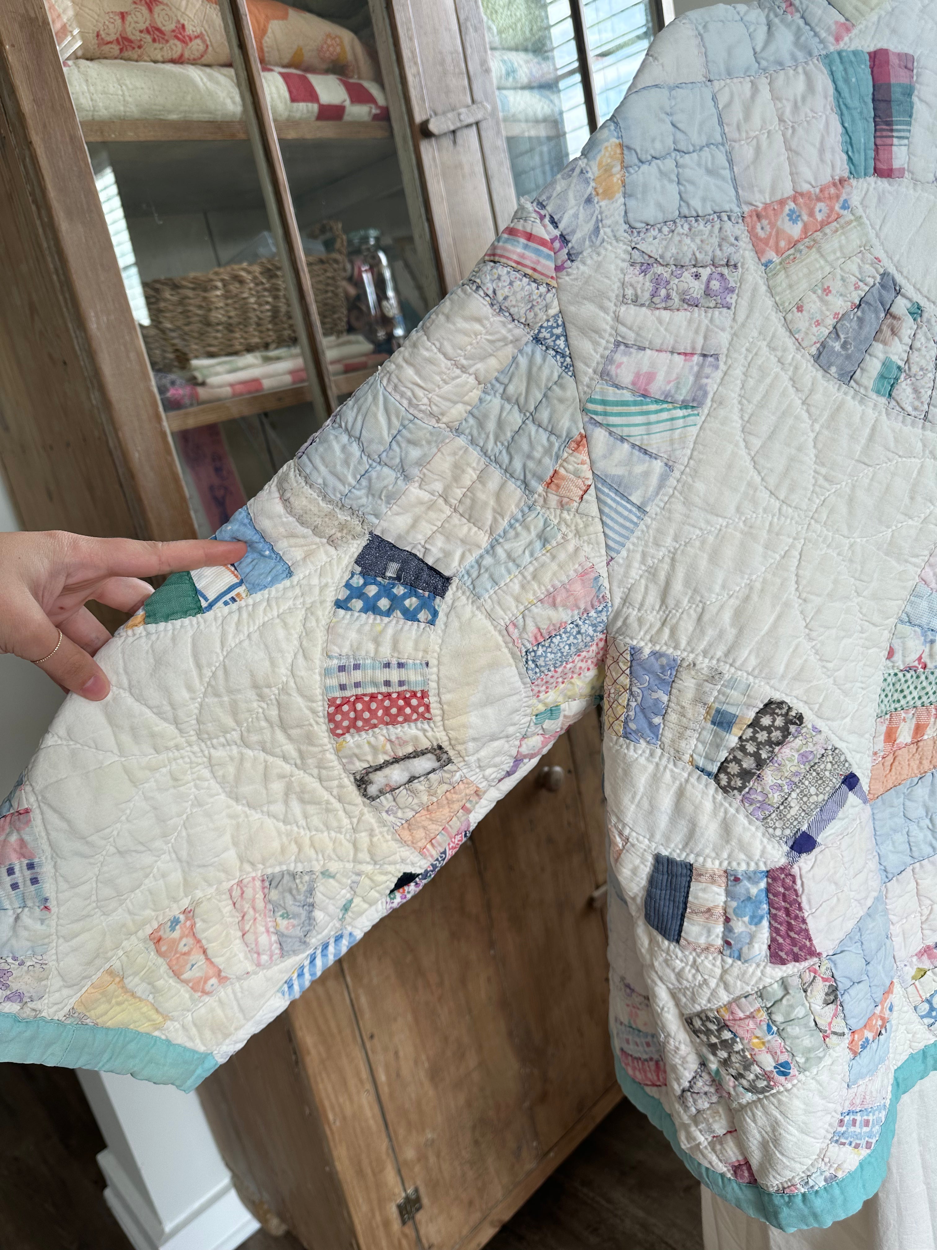 Wedding Ring Quilt Jacket