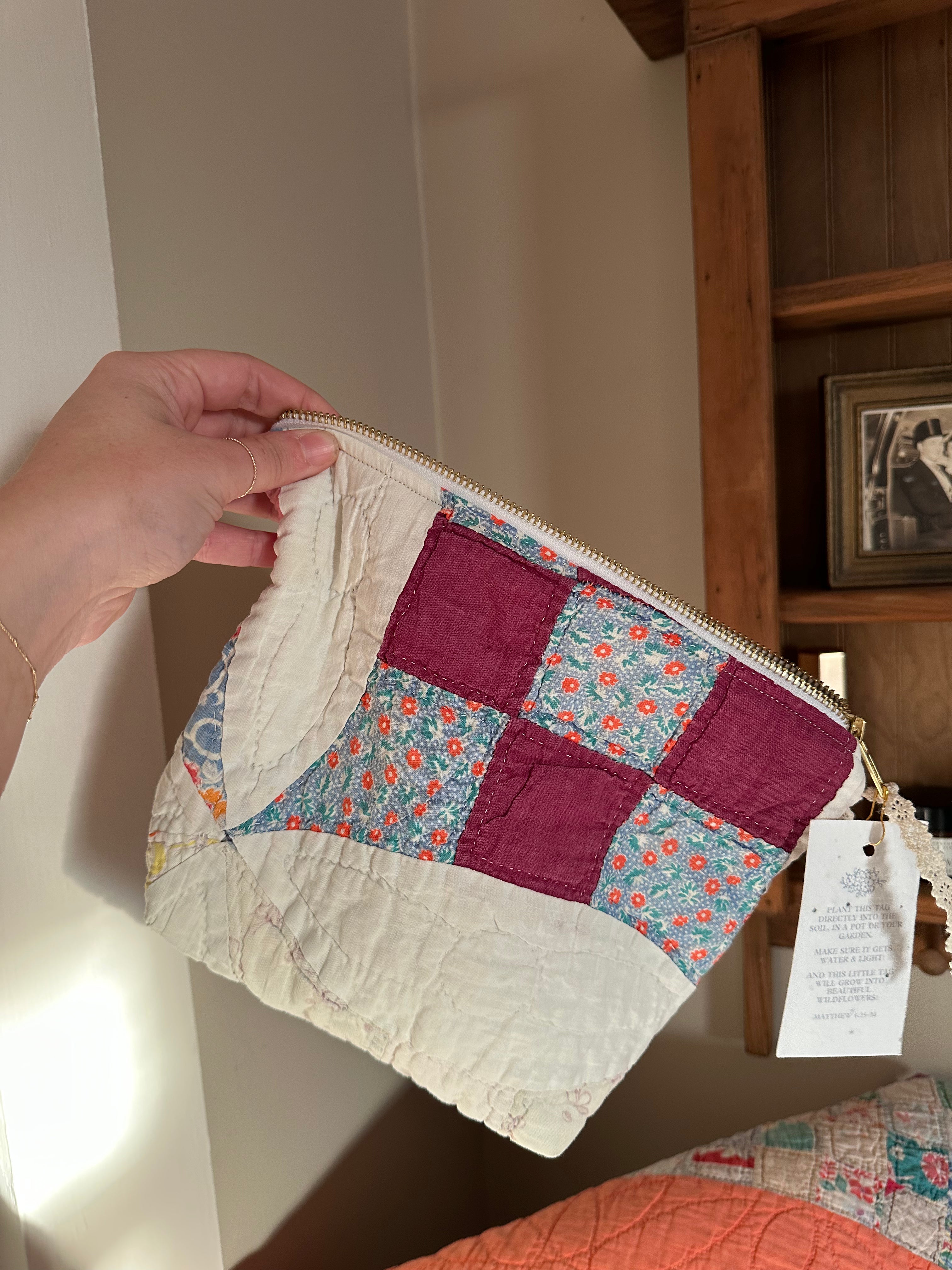 Glorified Nine Patch Quilt Pouch