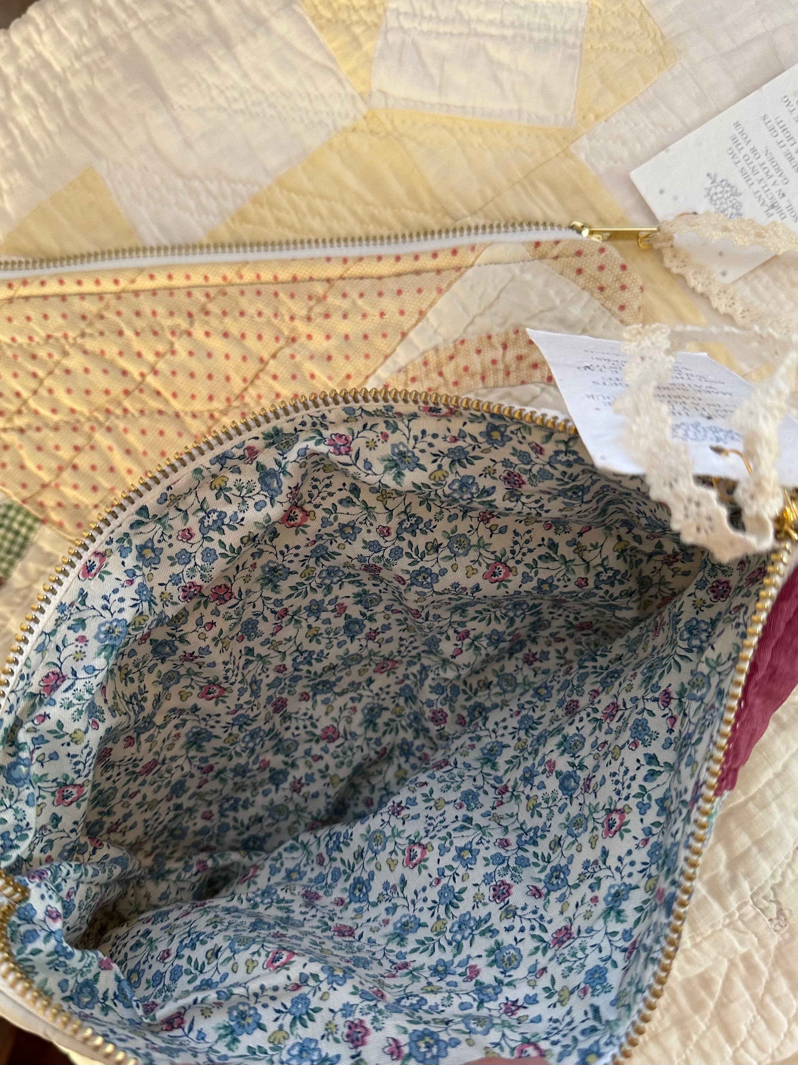 Glorified Nine Patch Quilt Pouch