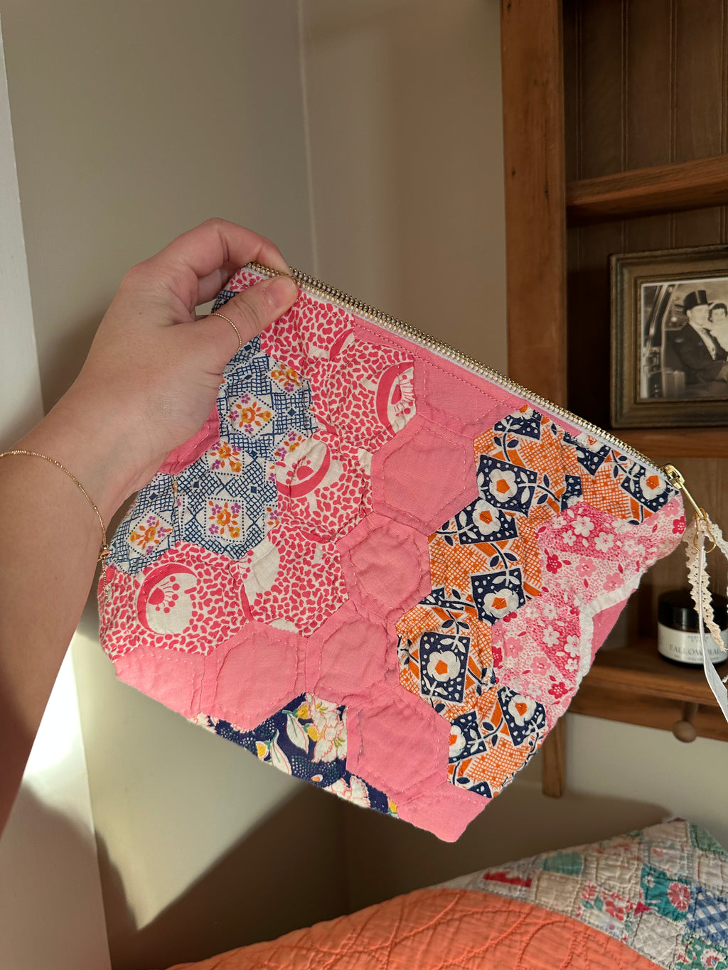 Grandma's Garden Quilt Pouch