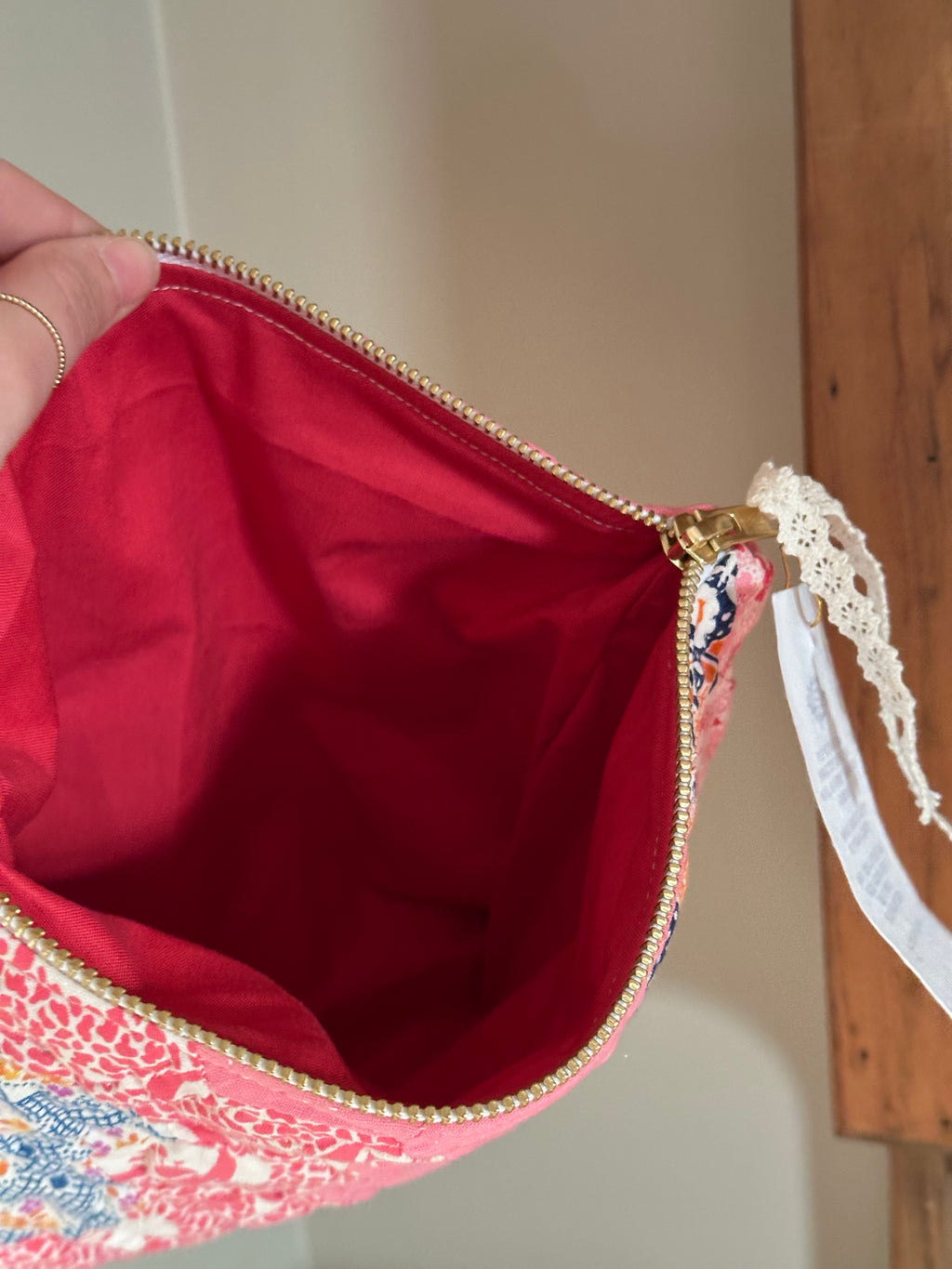 Grandma's Garden Quilt Pouch