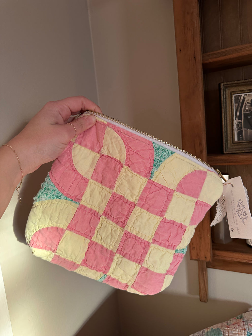 Irish Chain Quilt Pouch