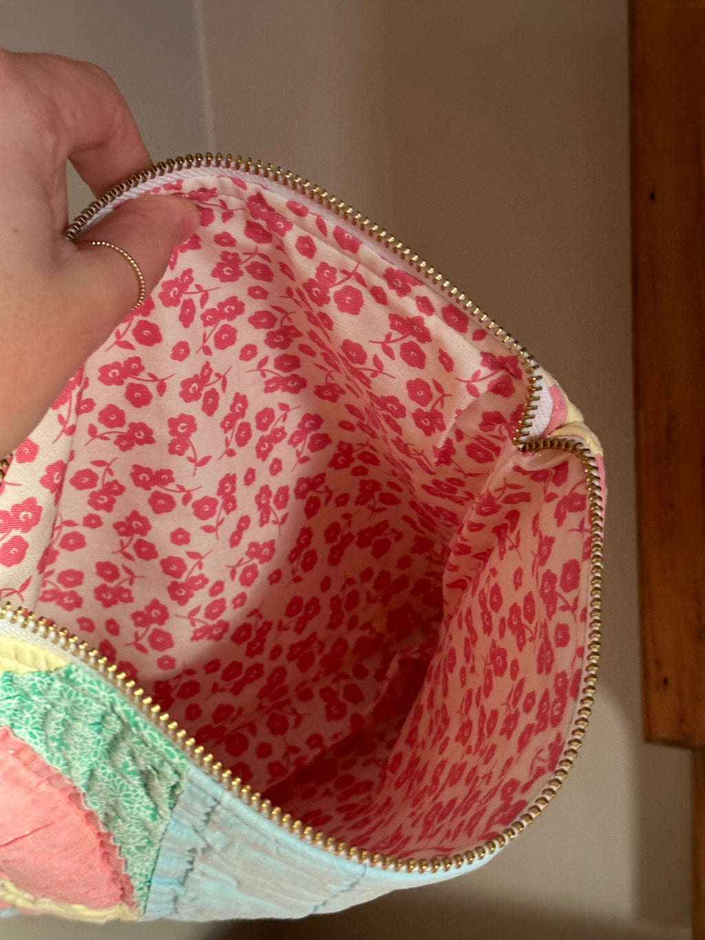 Irish Chain Quilt Pouch