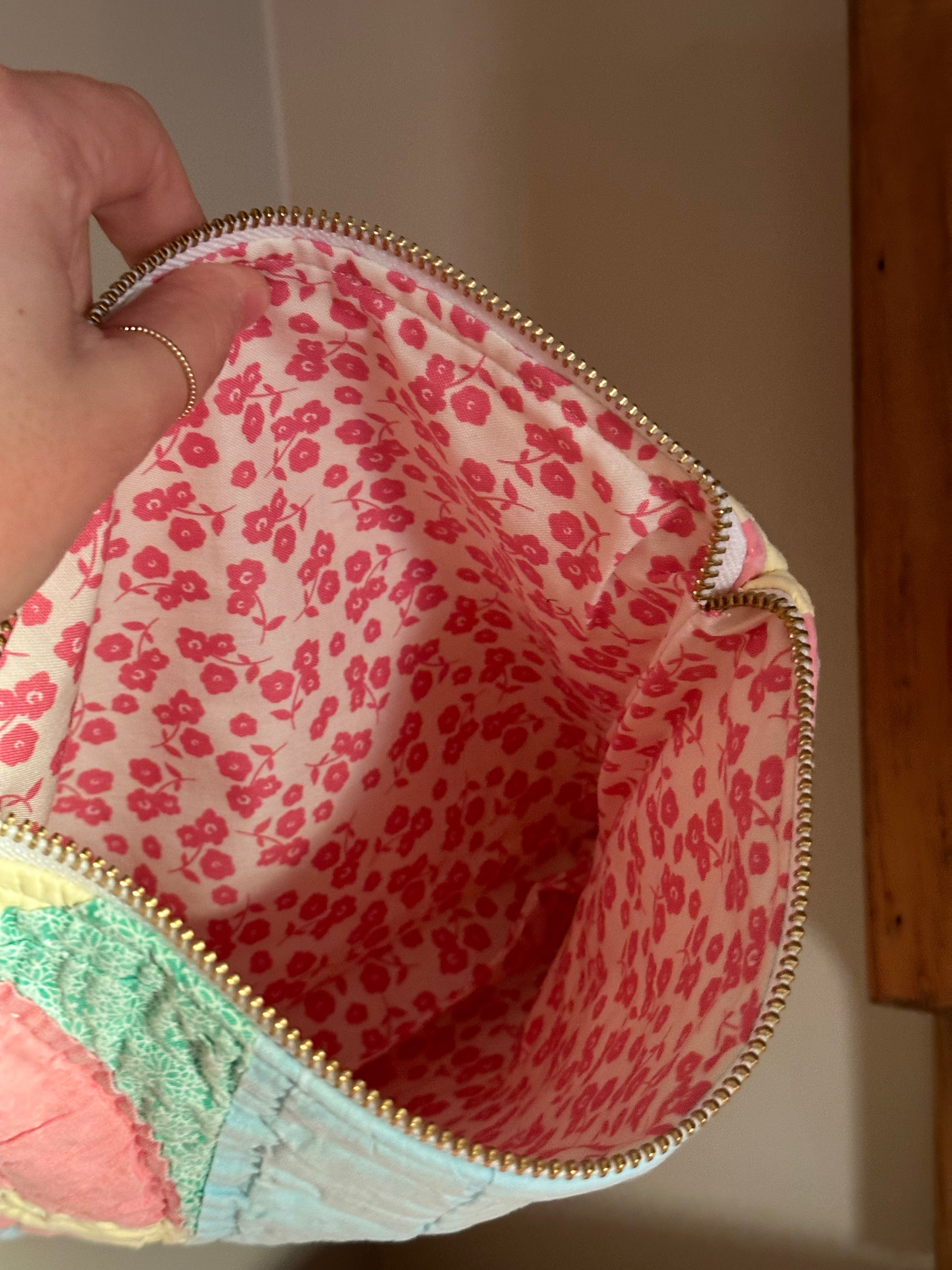 Irish Chain Quilt Pouch