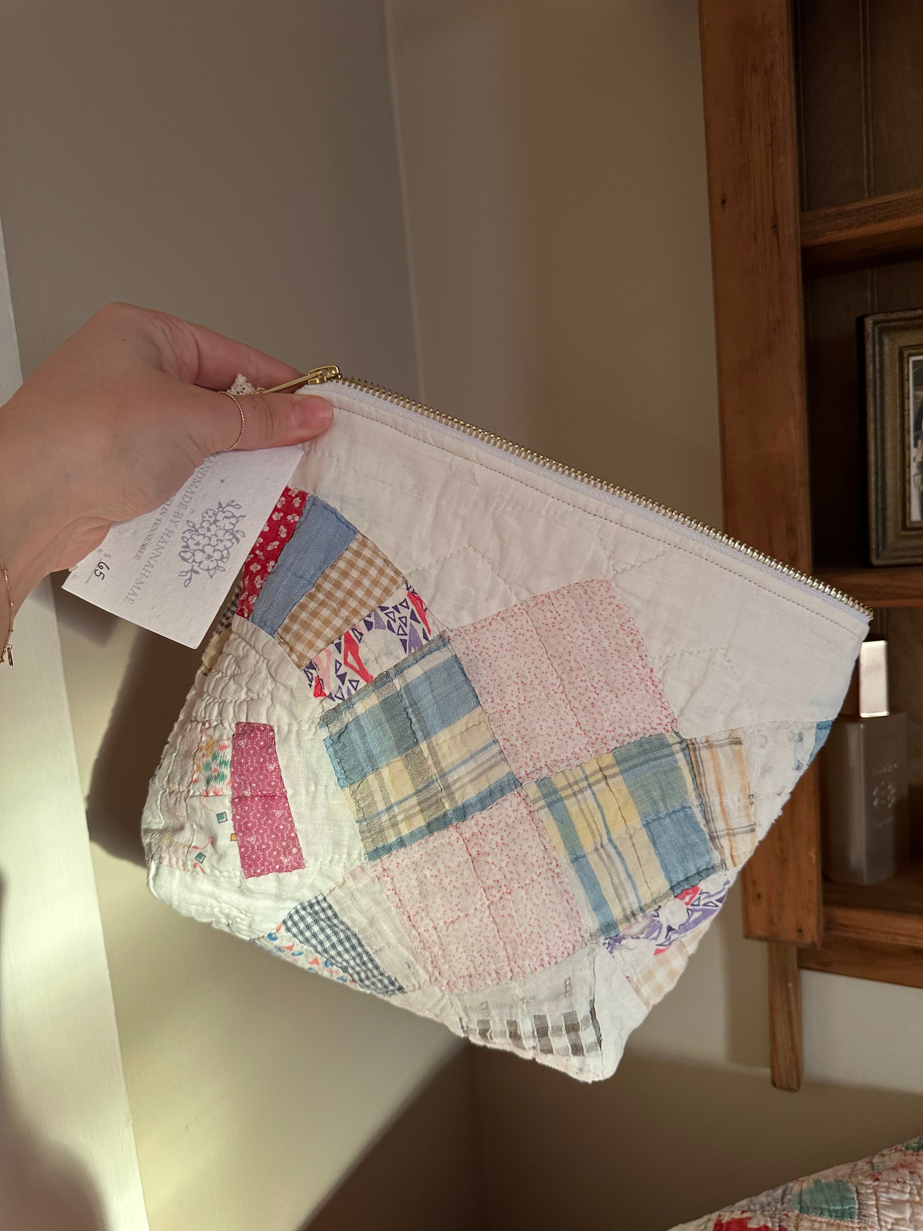 Wedding Ring Quilt Pouch