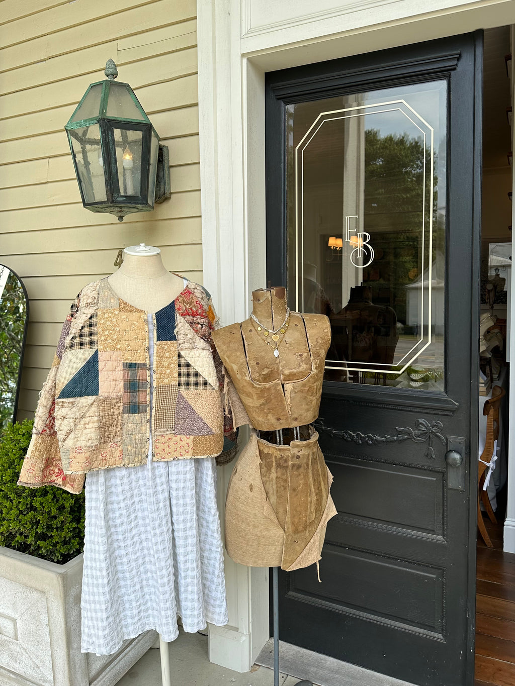 Brown Floral Patchwork Quilt Jacket