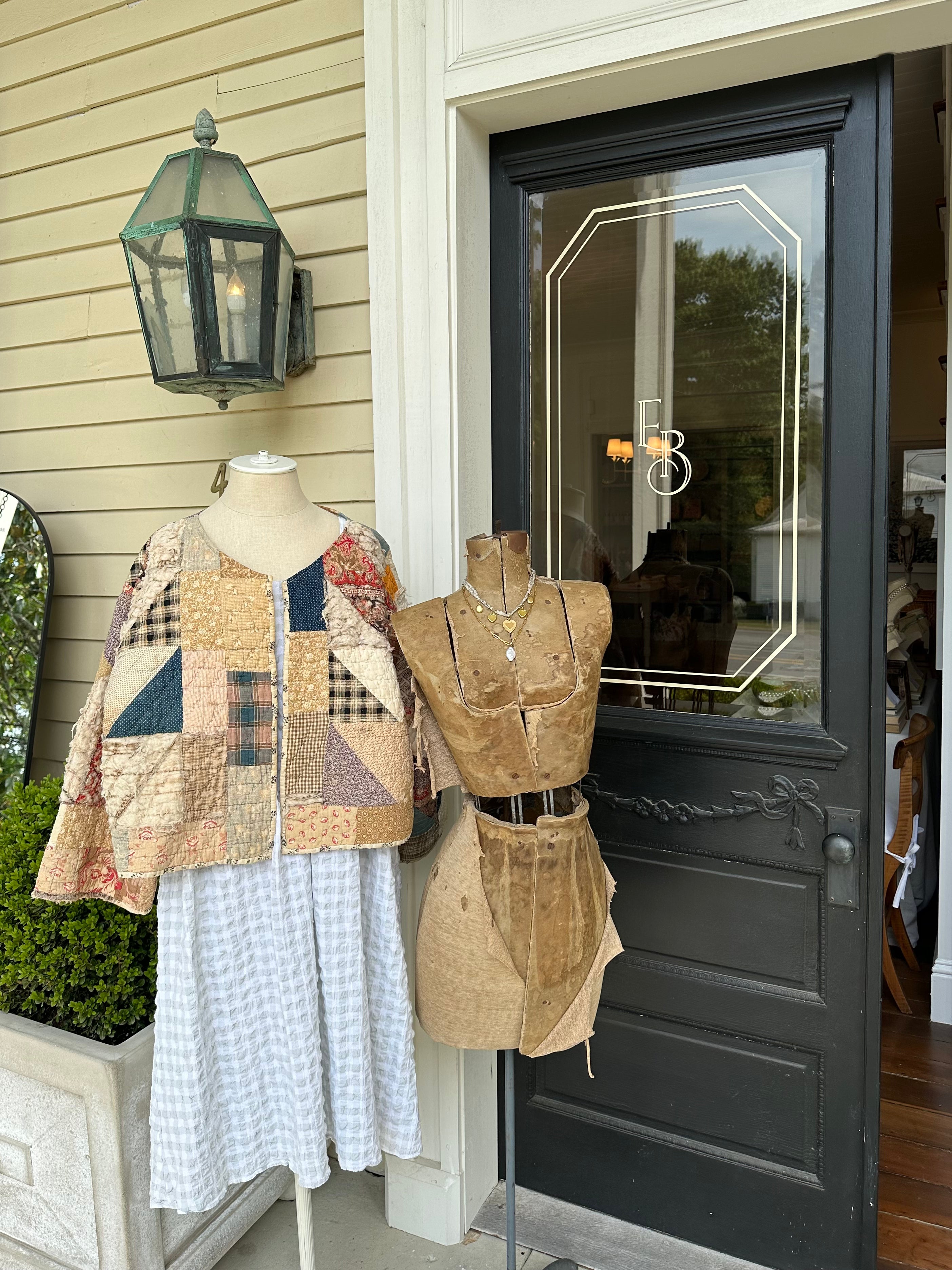 Brown Floral Patchwork Quilt Jacket