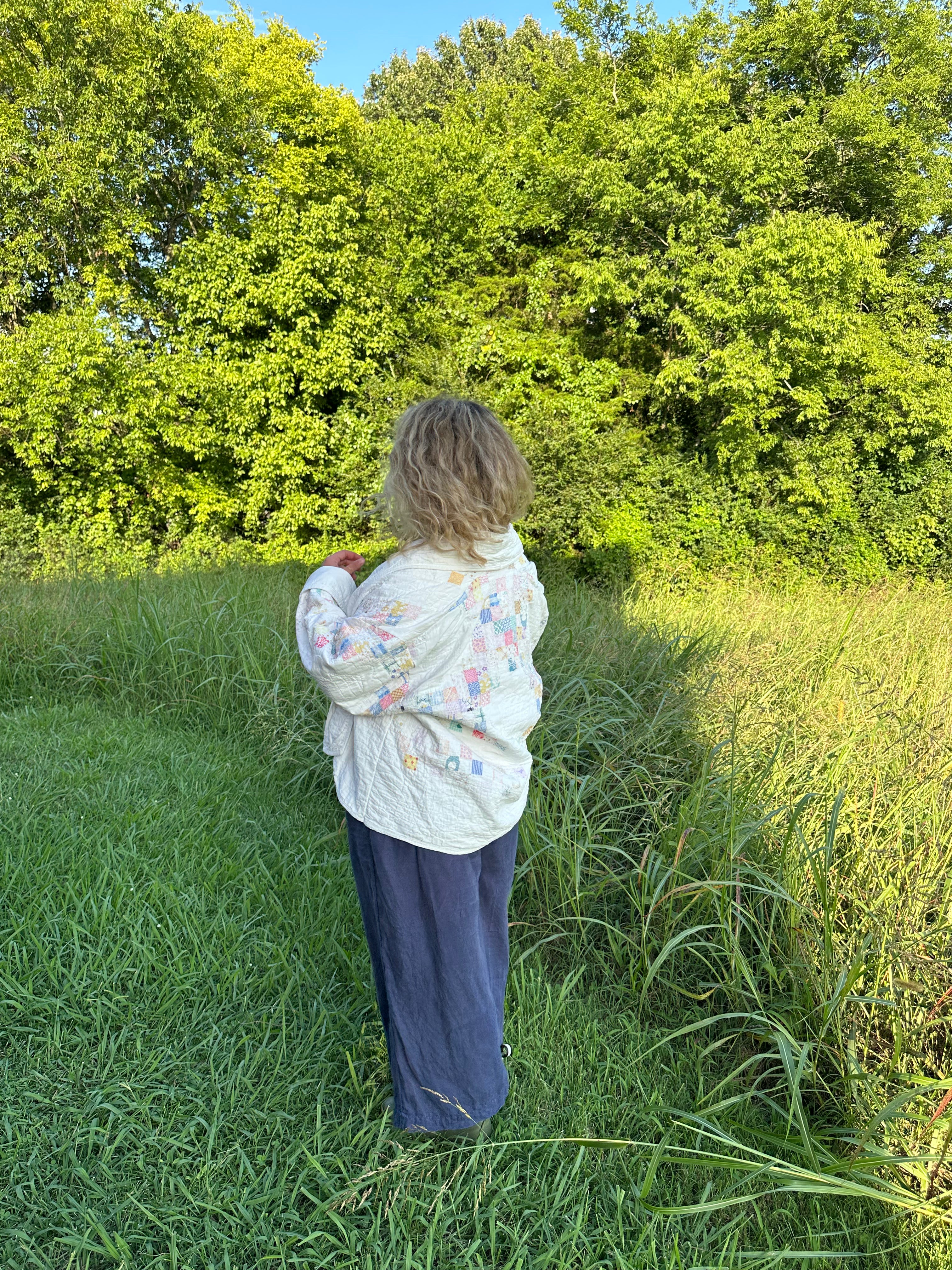 Postage Stamp Quilt Jacket
