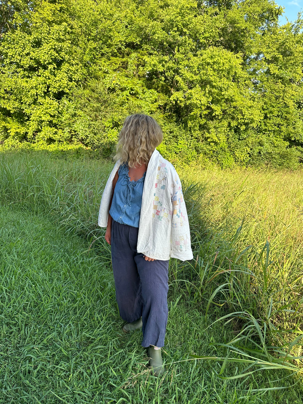 Postage Stamp Quilt Jacket
