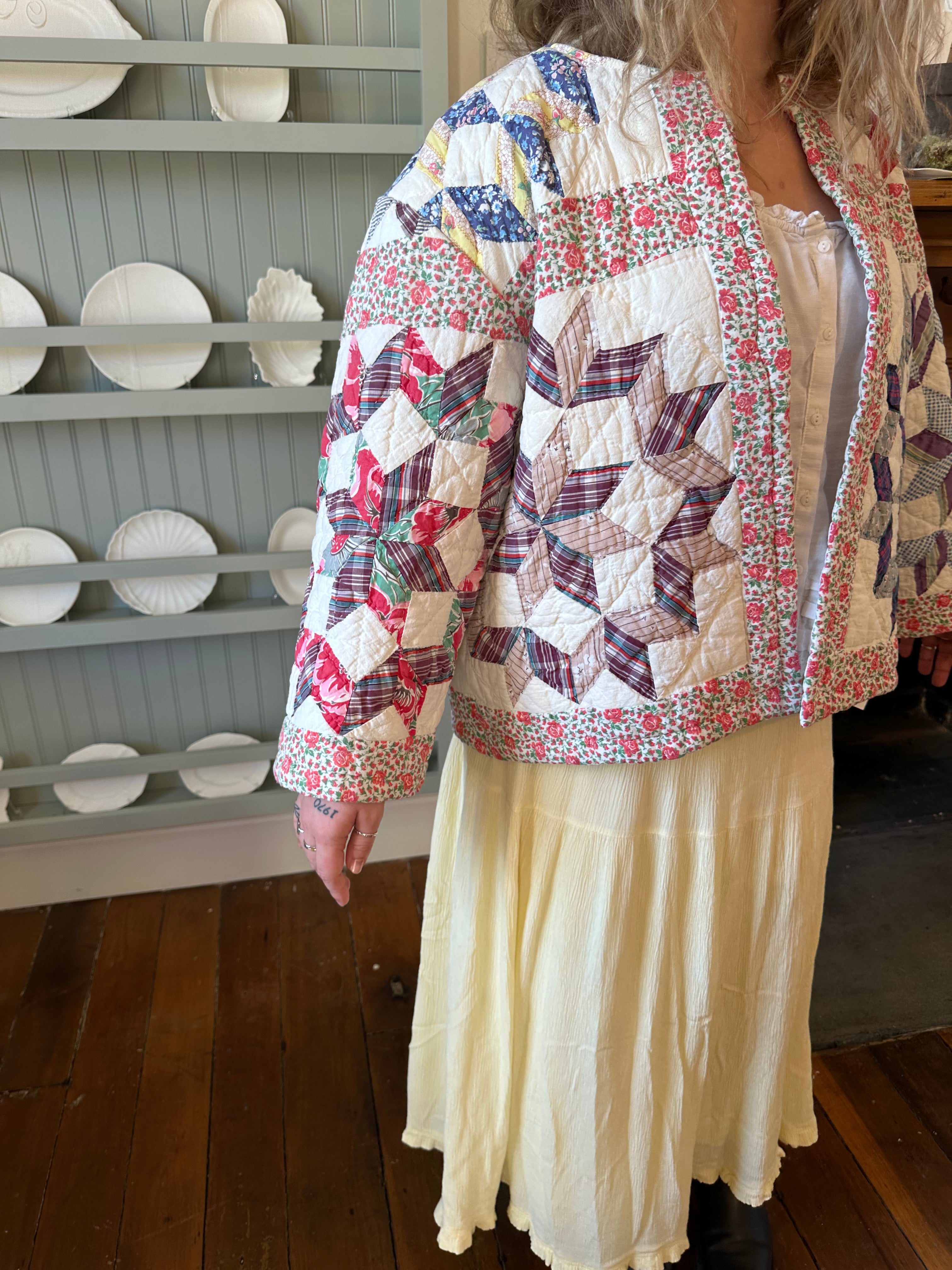 Eight Point Star Quilt Jacket
