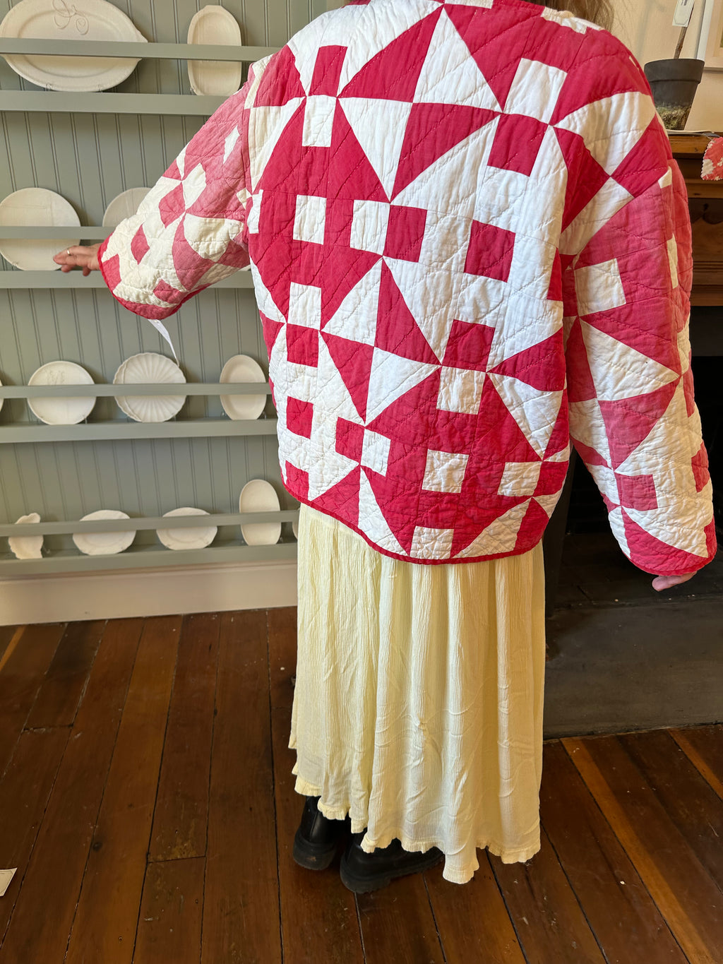 Churn Dash Quilt Jacket