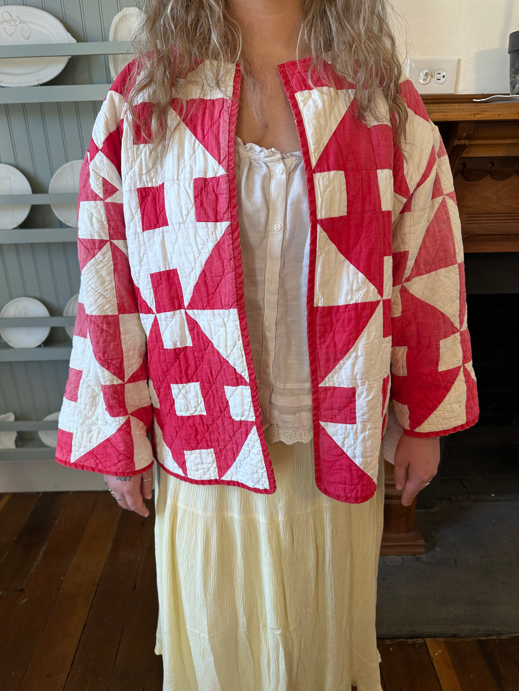Churn Dash Quilt Jacket
