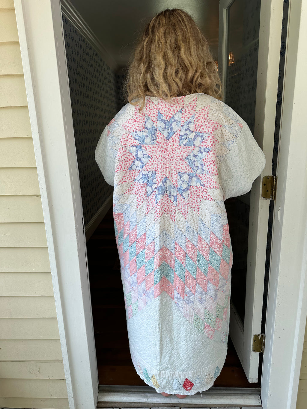 Teal Star Quilt Jacket