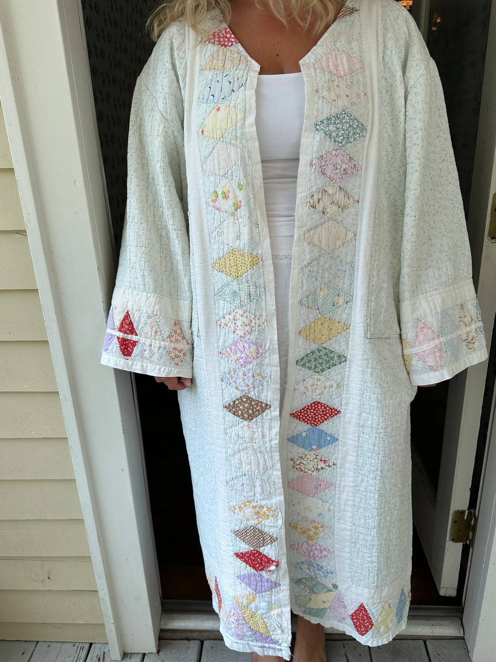 Teal Star Quilt Jacket