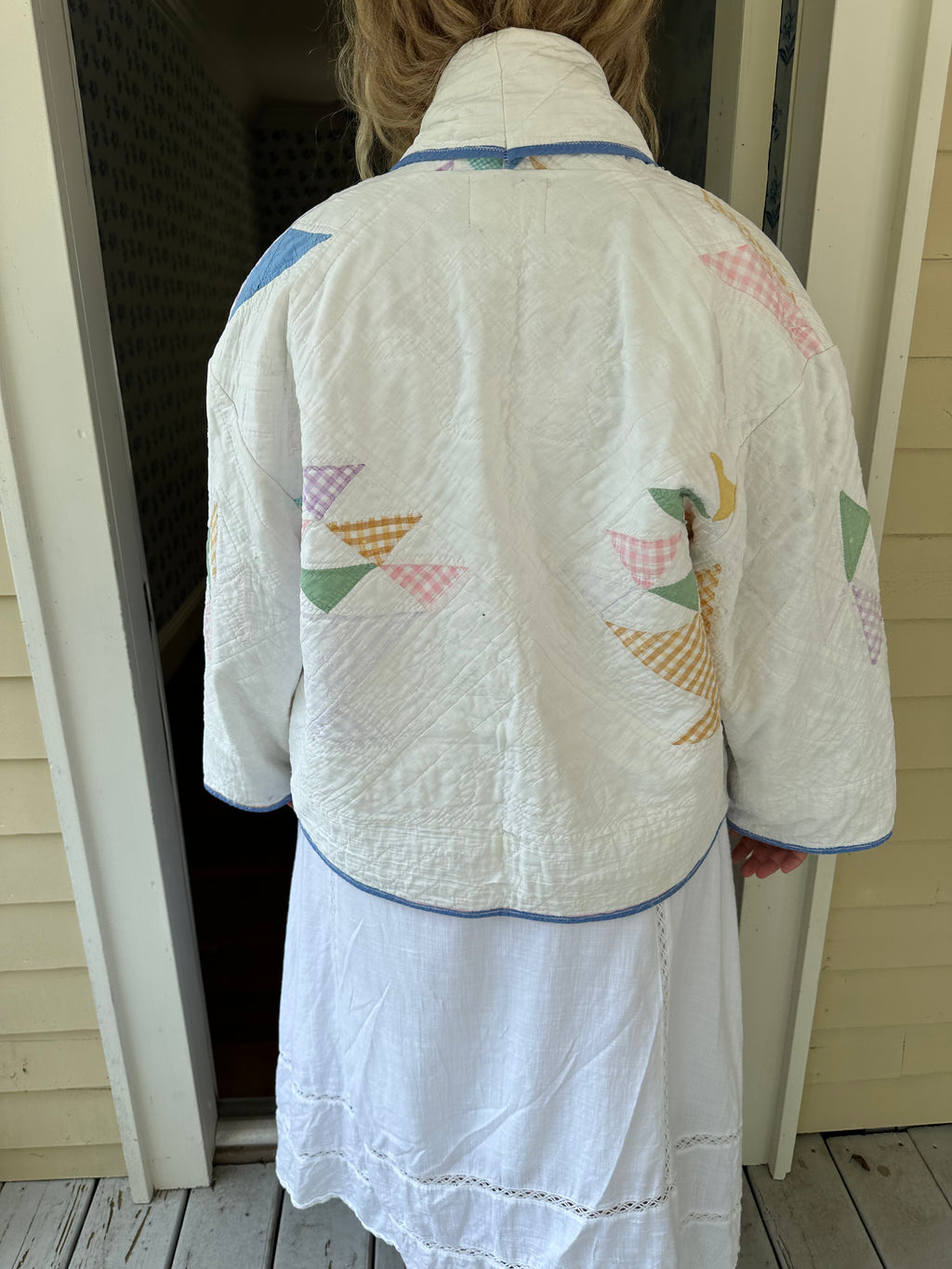 Gingham Basket Quilt Jacket