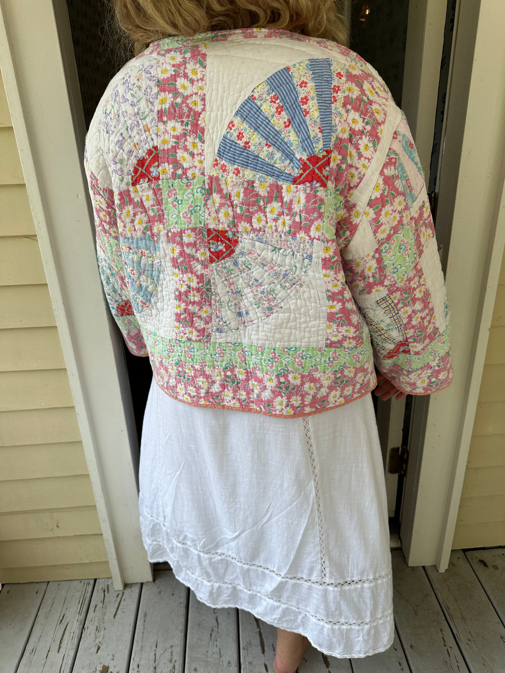 Daisy Fan Quilt Jacket
