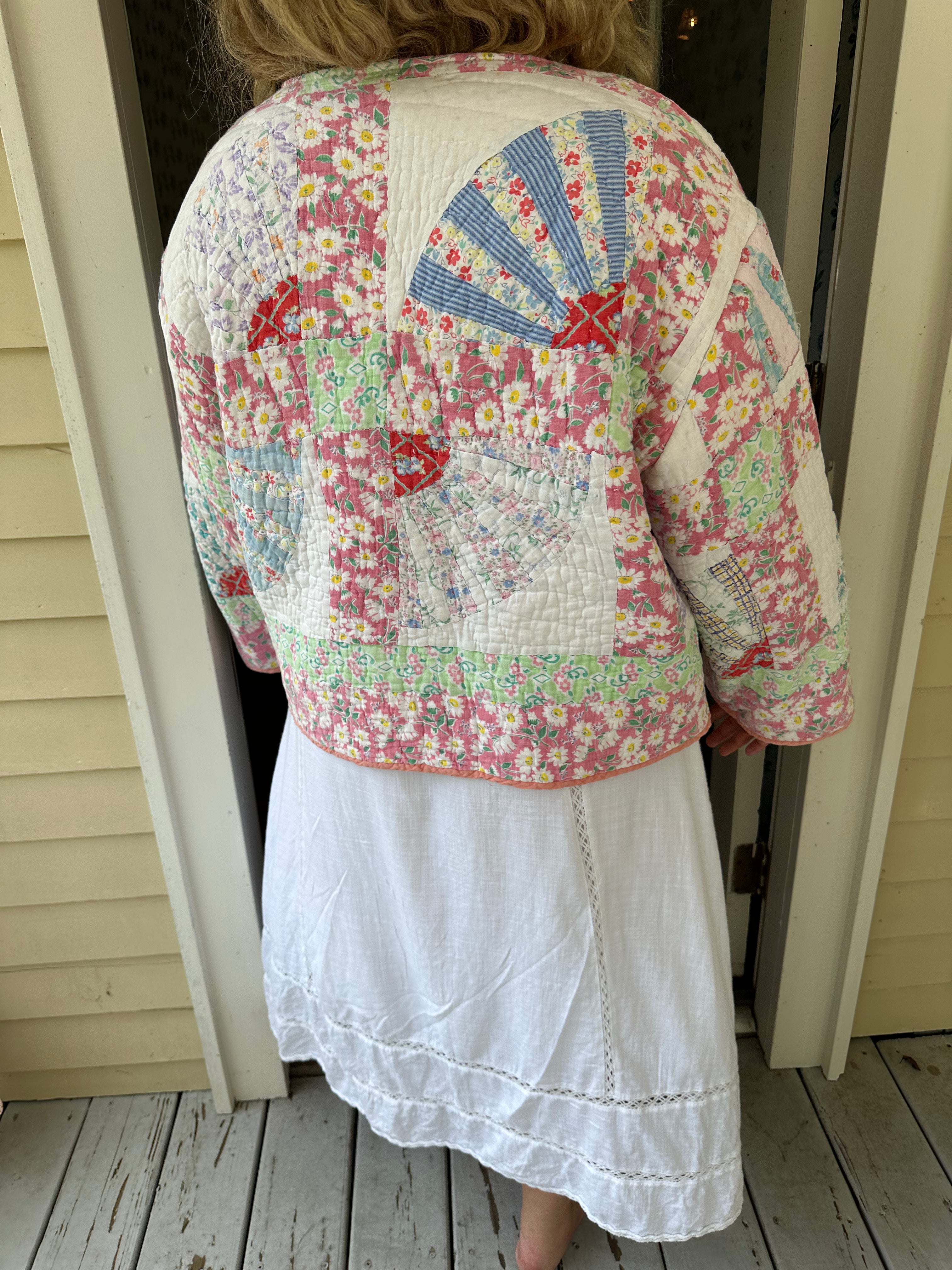 Daisy Fan Quilt Jacket