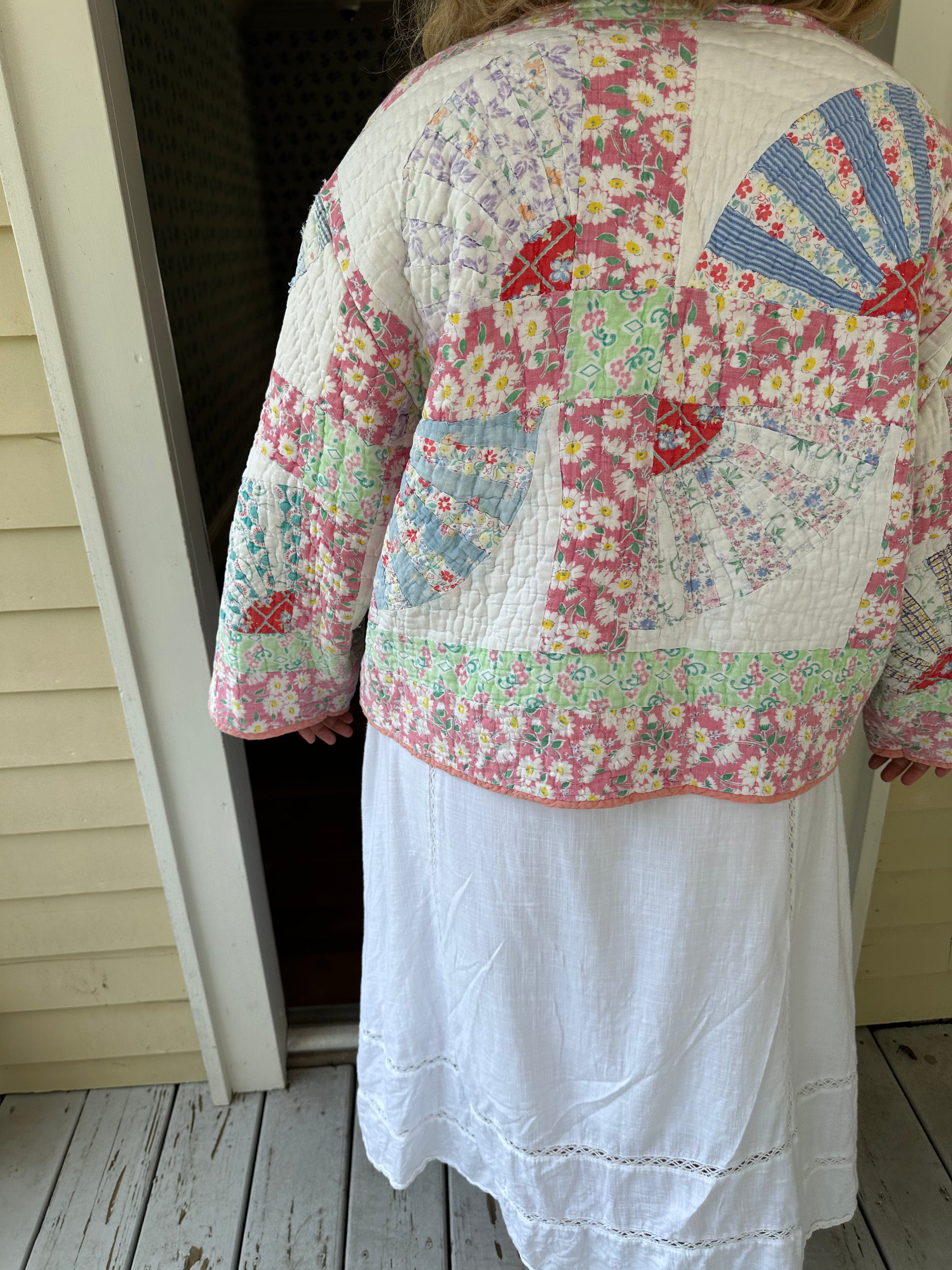 Daisy Fan Quilt Jacket