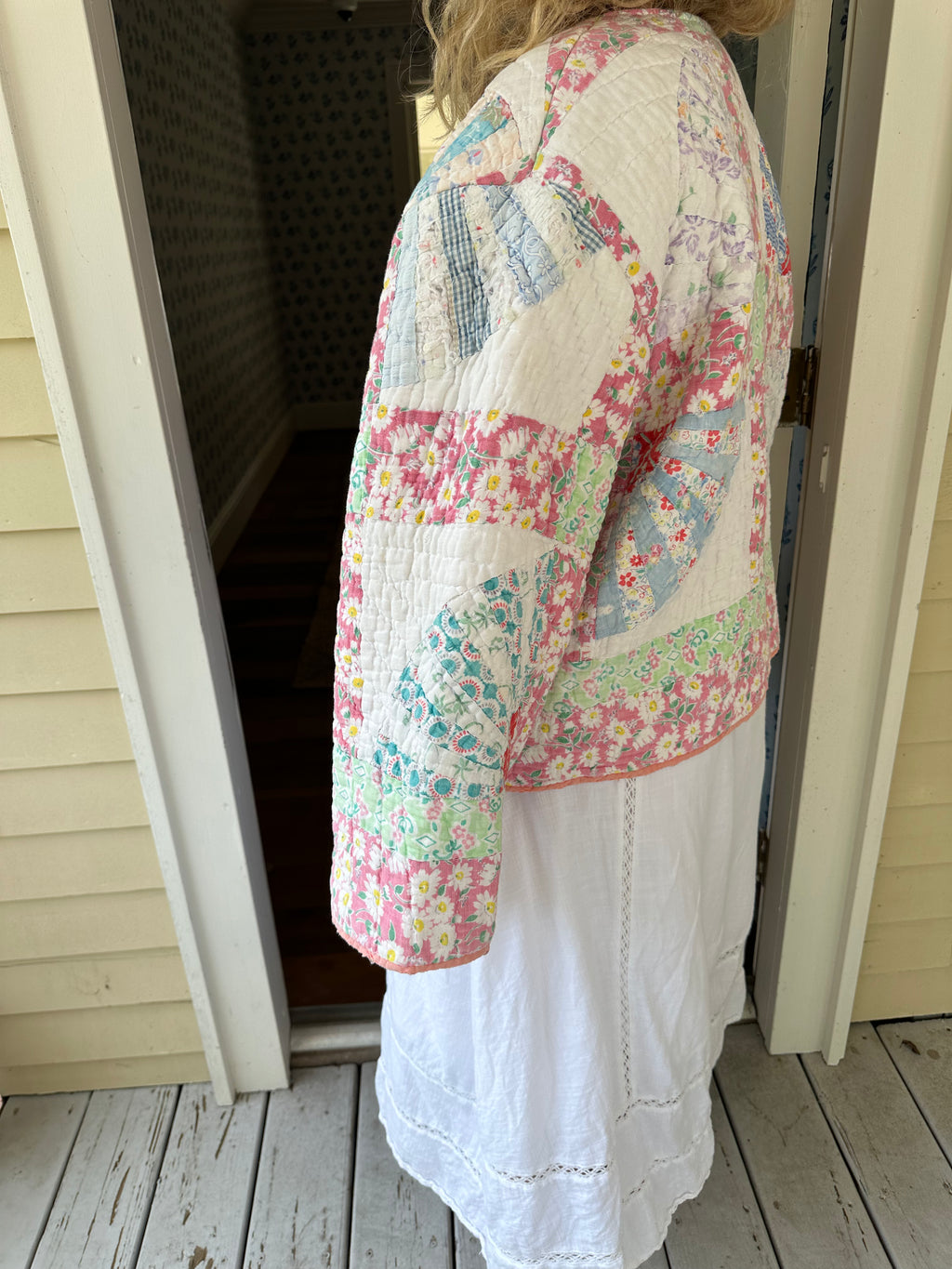 Daisy Fan Quilt Jacket