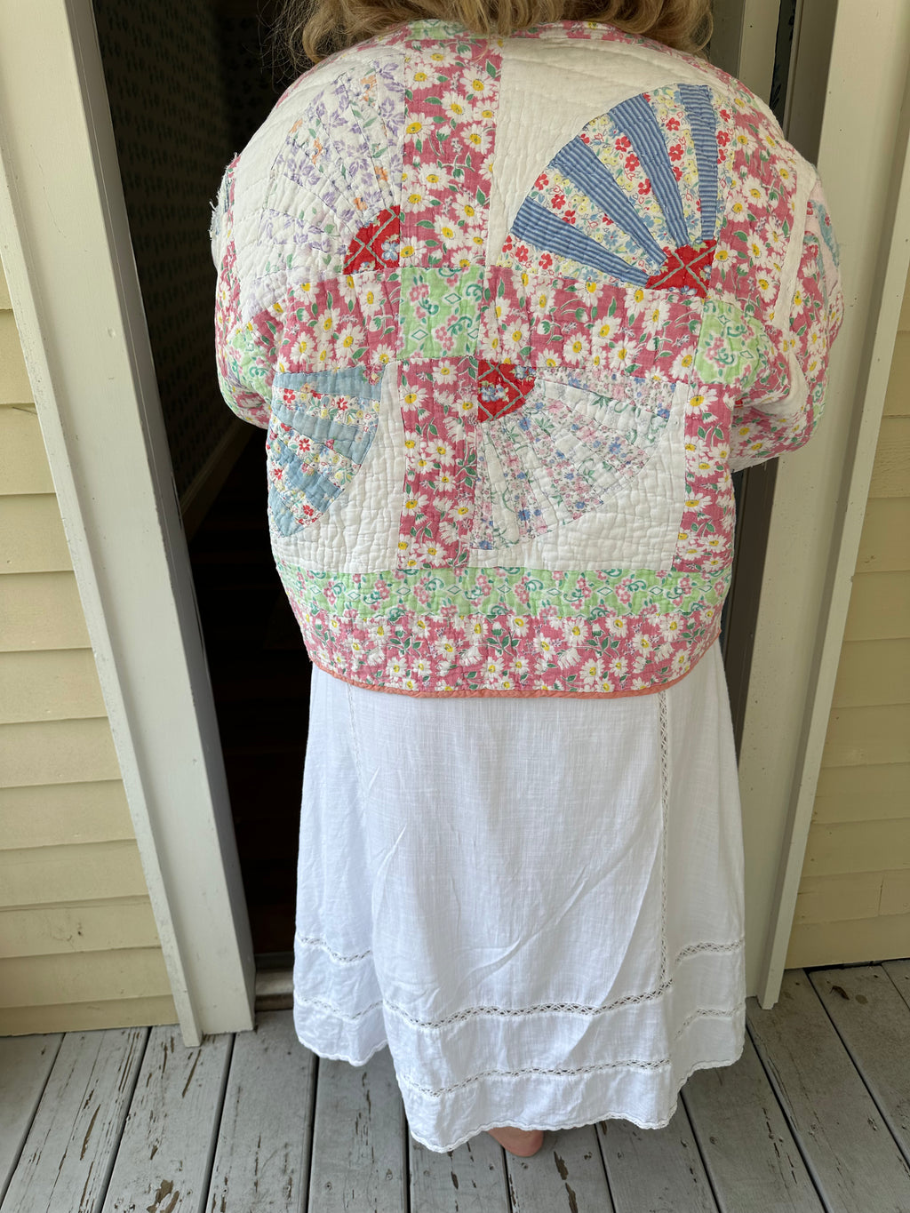 Daisy Fan Quilt Jacket
