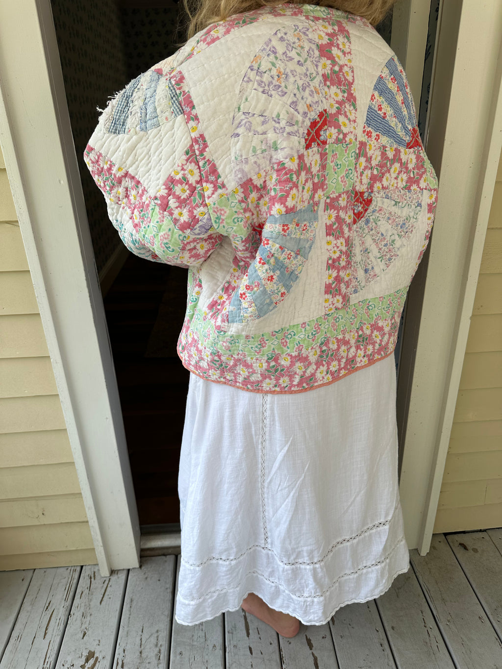 Daisy Fan Quilt Jacket