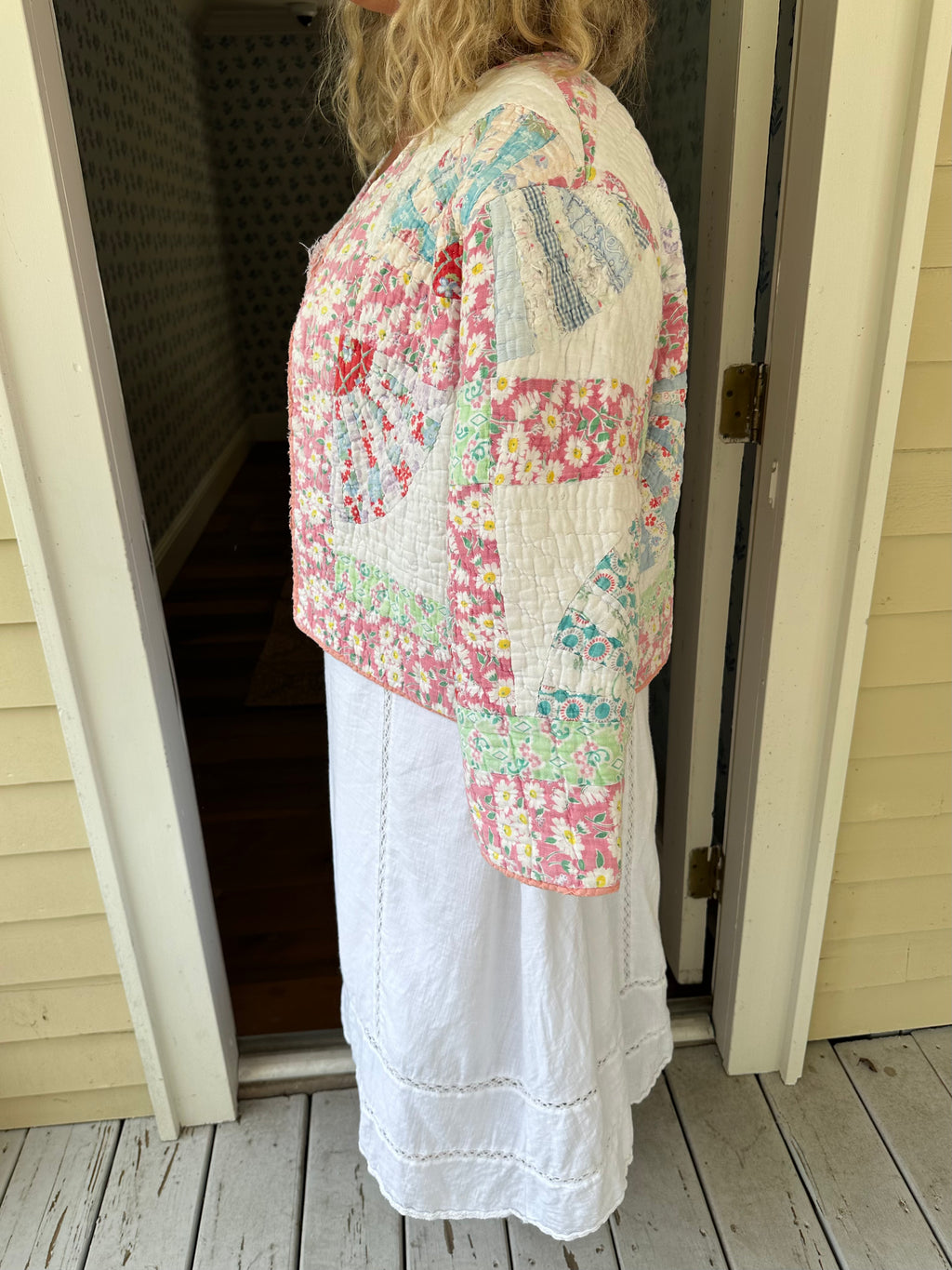 Daisy Fan Quilt Jacket