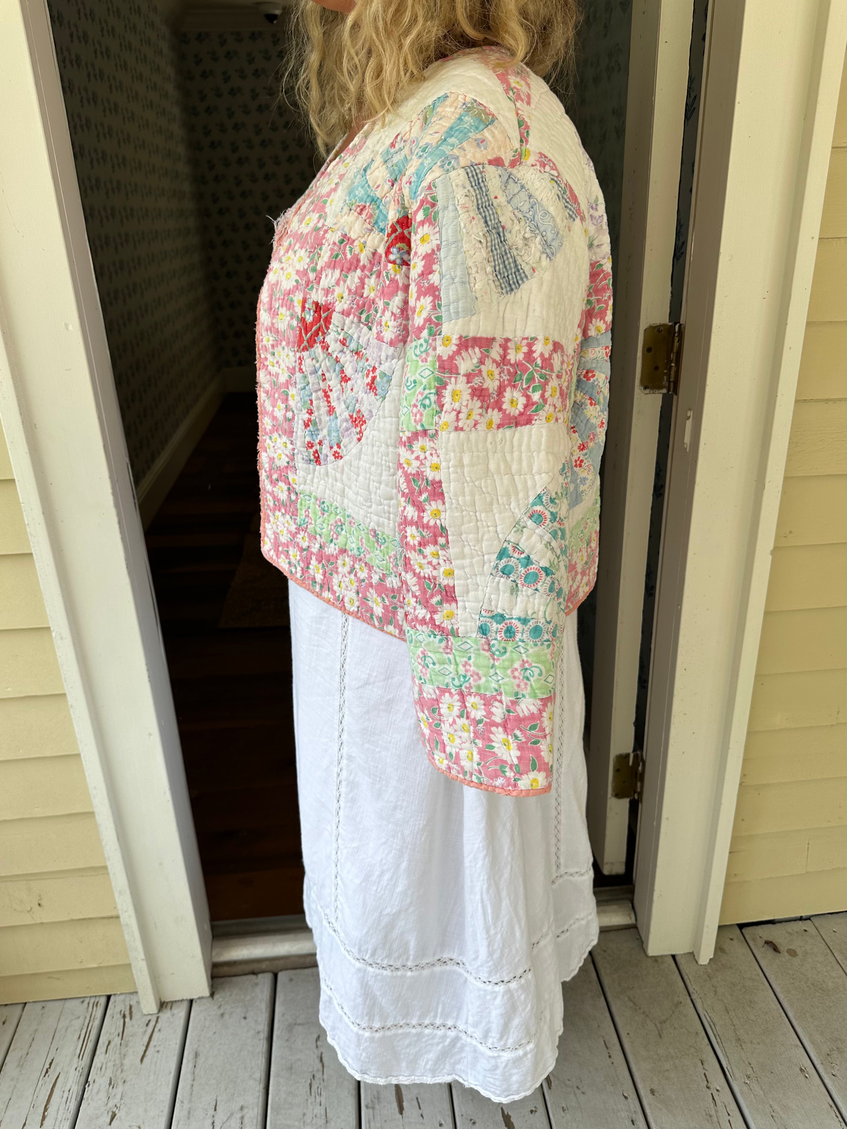 Daisy Fan Quilt Jacket