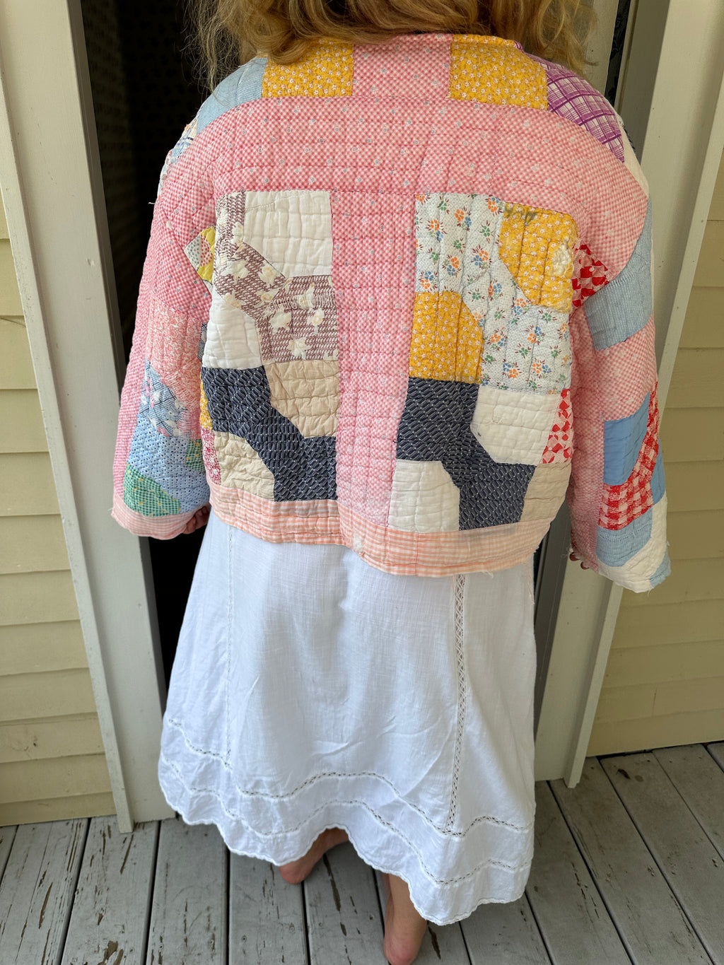 Pink Bowtie Quilt Jacket