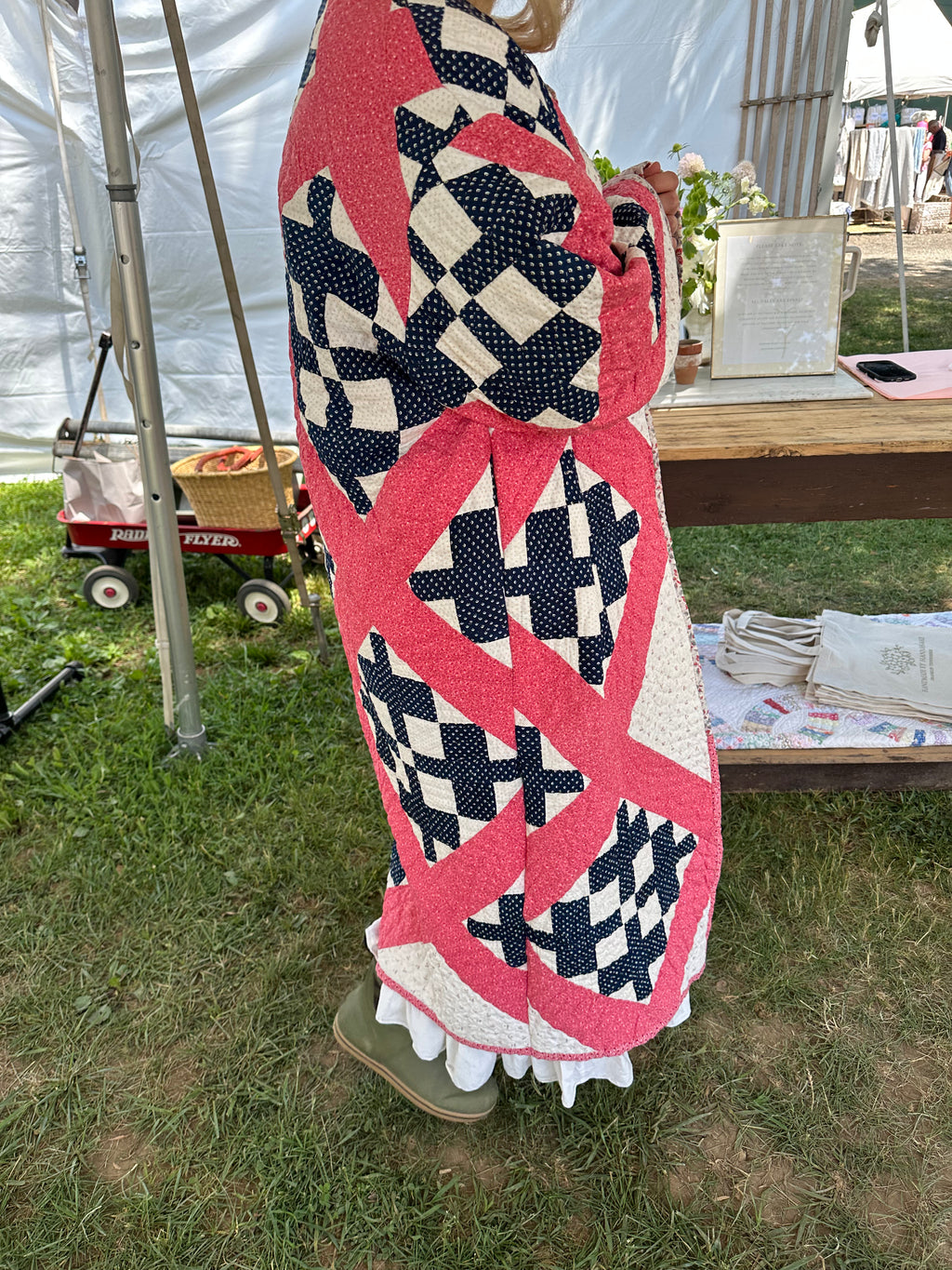 Vintage Cross Quilt Jacket