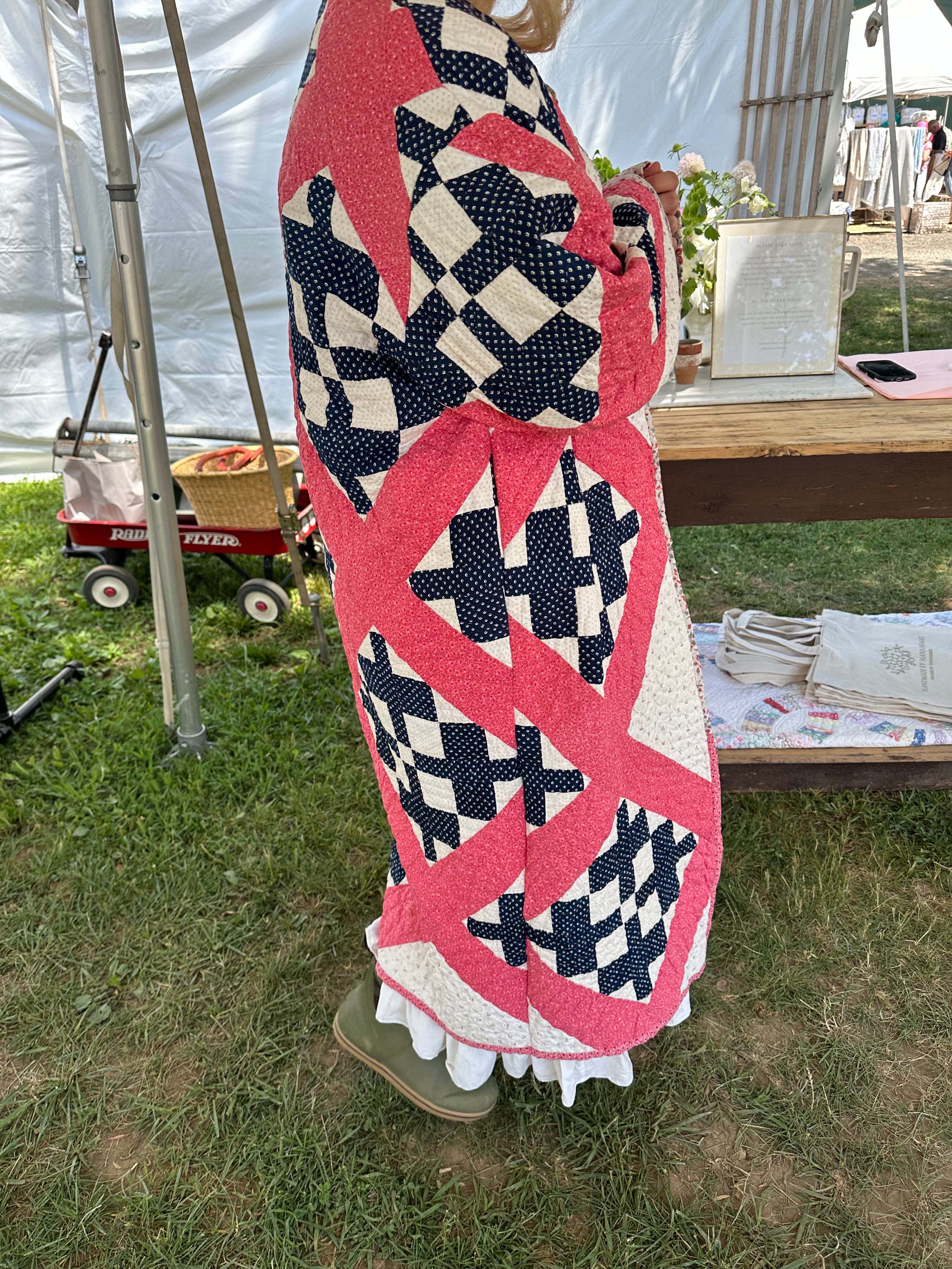 Vintage Cross Quilt Jacket