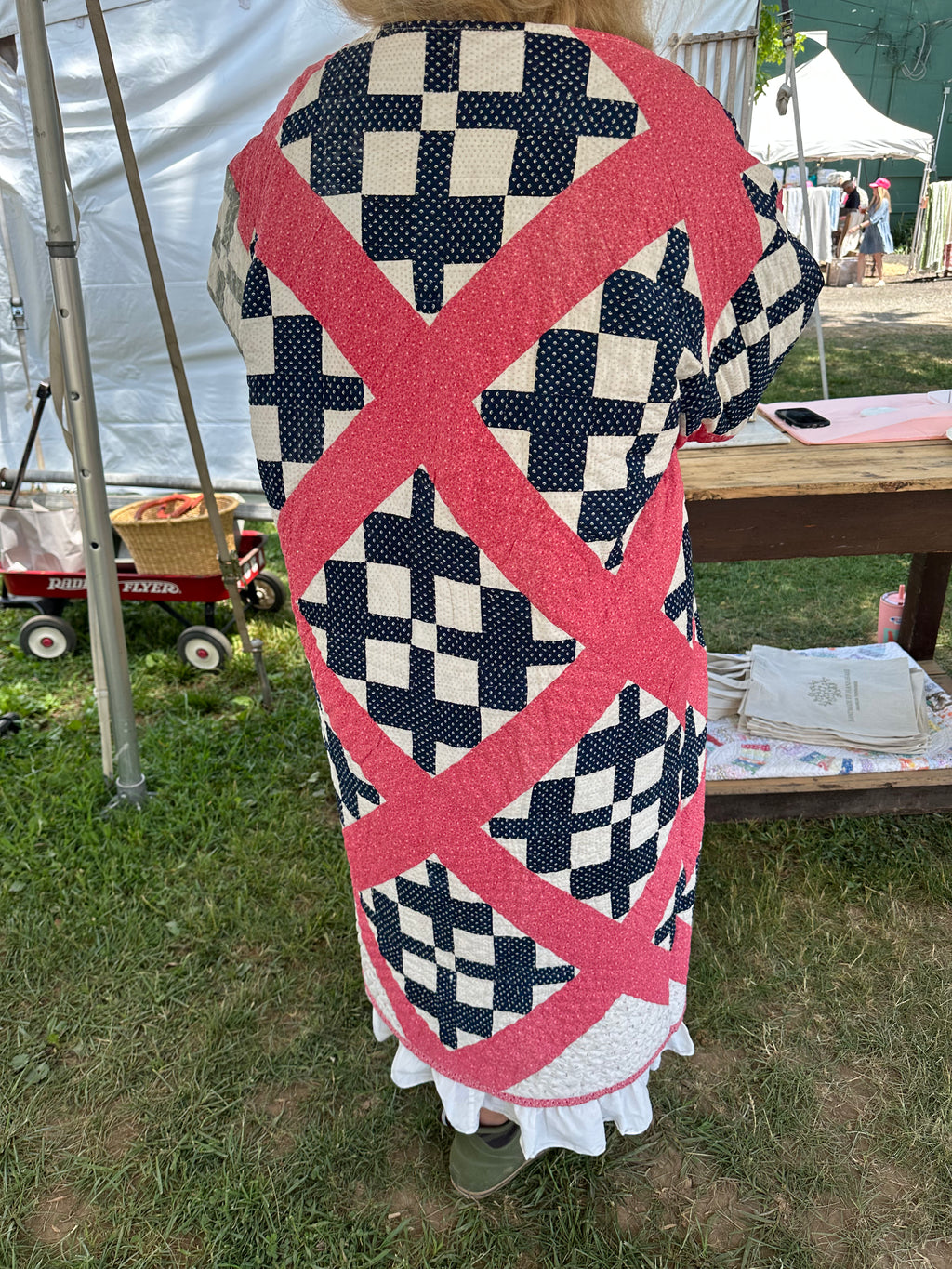 Vintage Cross Quilt Jacket
