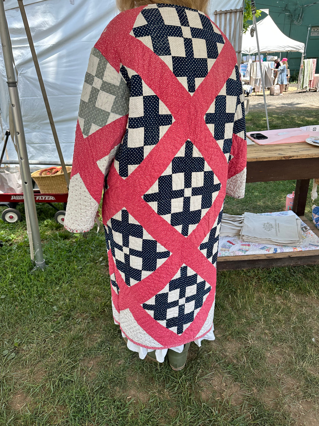 Vintage Cross Quilt Jacket