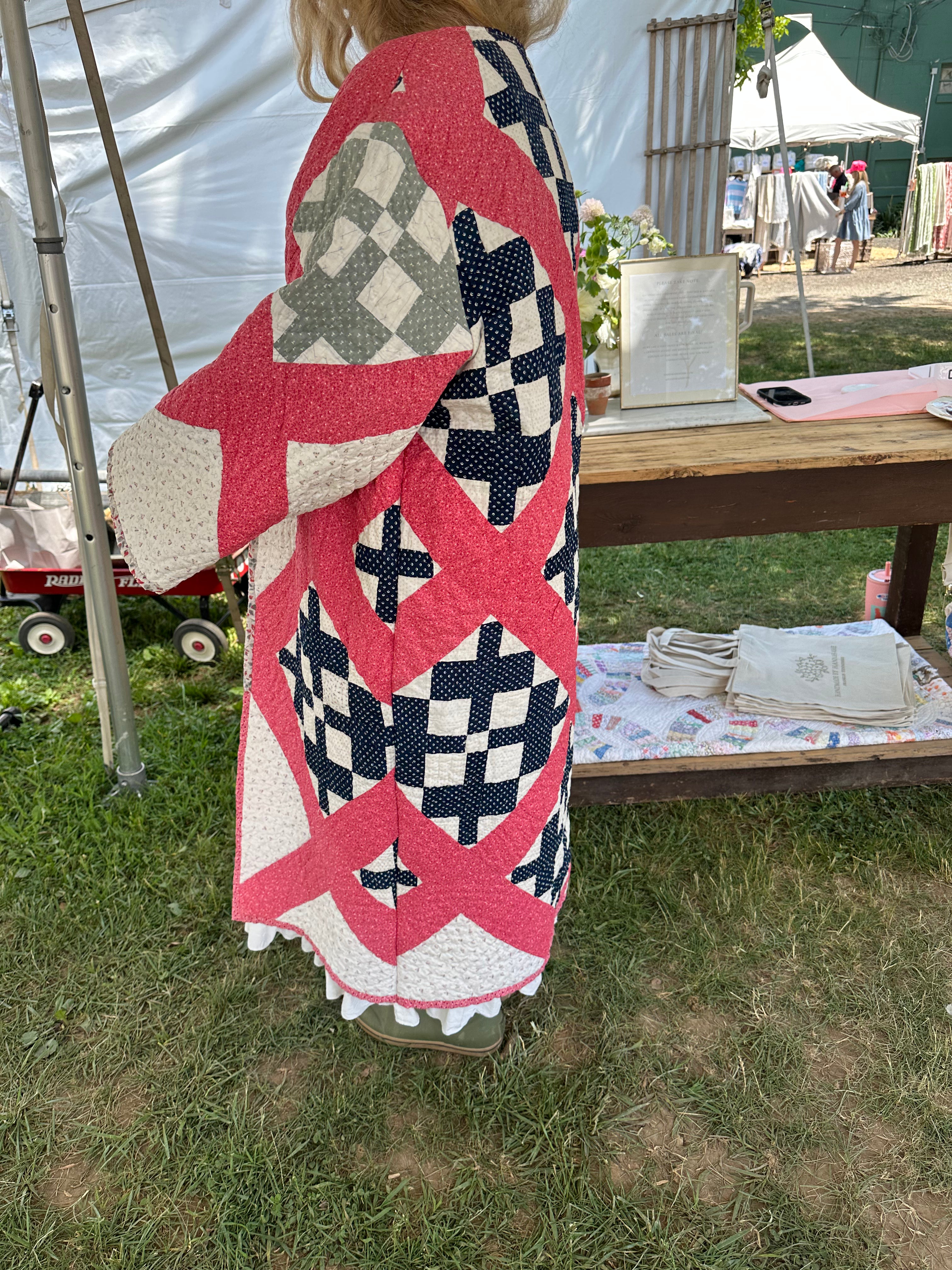 Vintage Cross Quilt Jacket