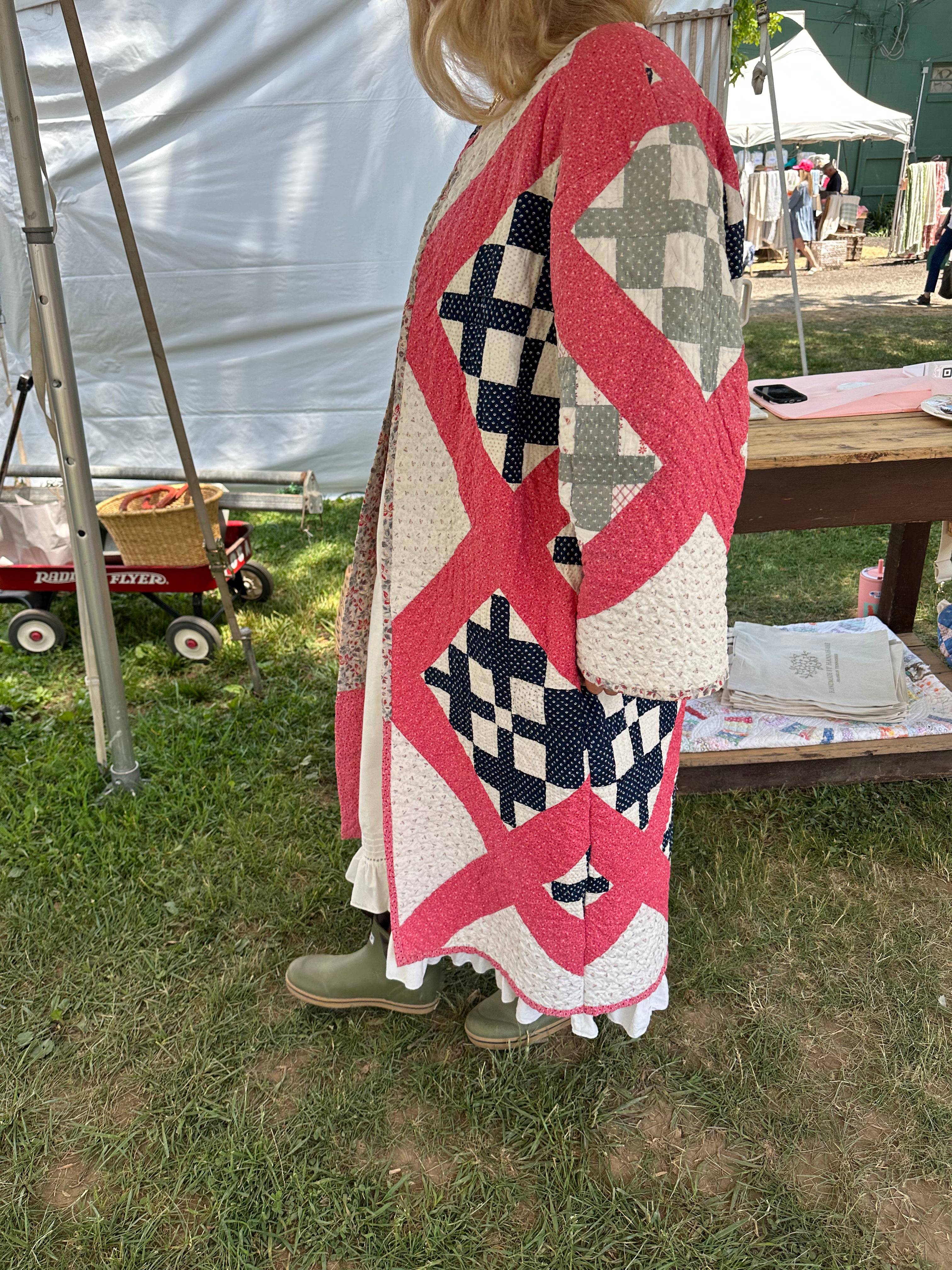 Vintage Cross Quilt Jacket