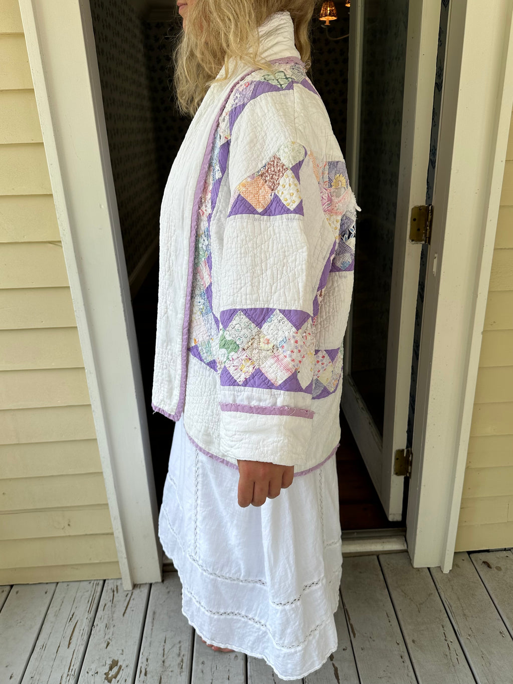 Purple Around The World Quilt Jacket