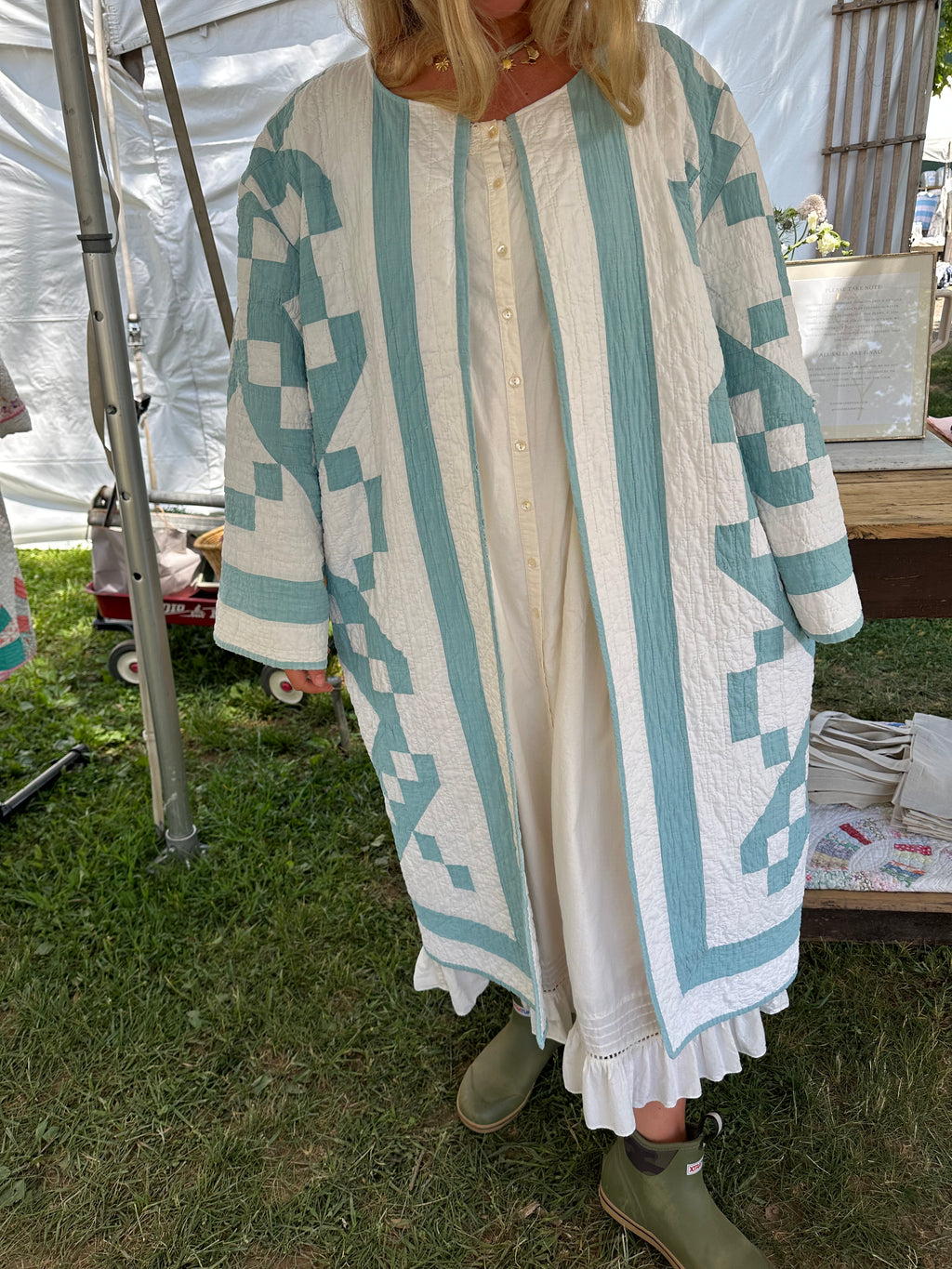 Puss in the Corner Quilt Jacket