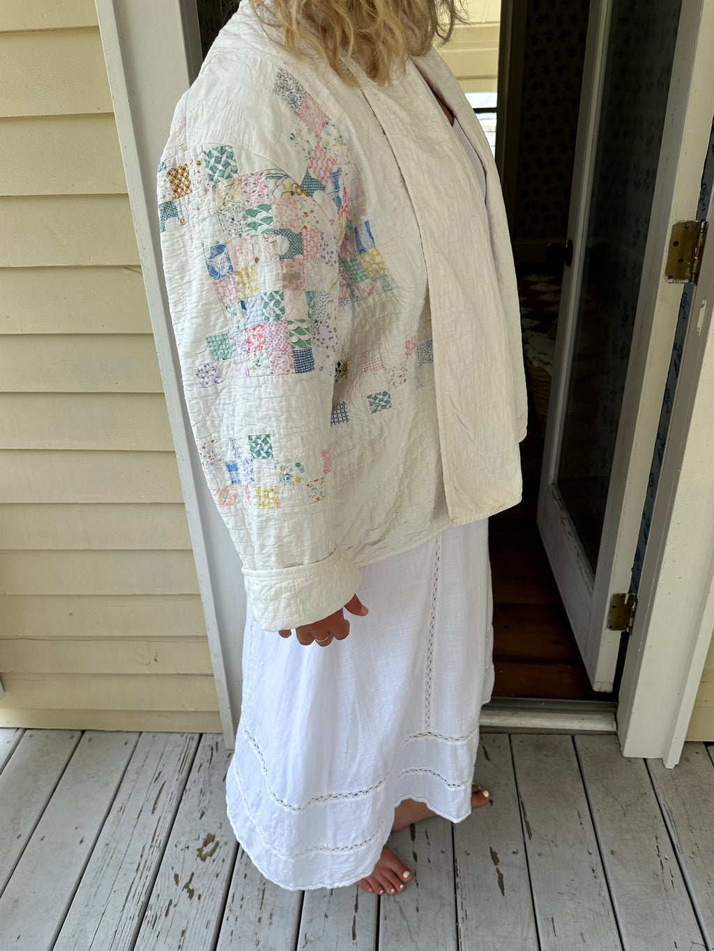 Postage Stamp Quilt Jacket