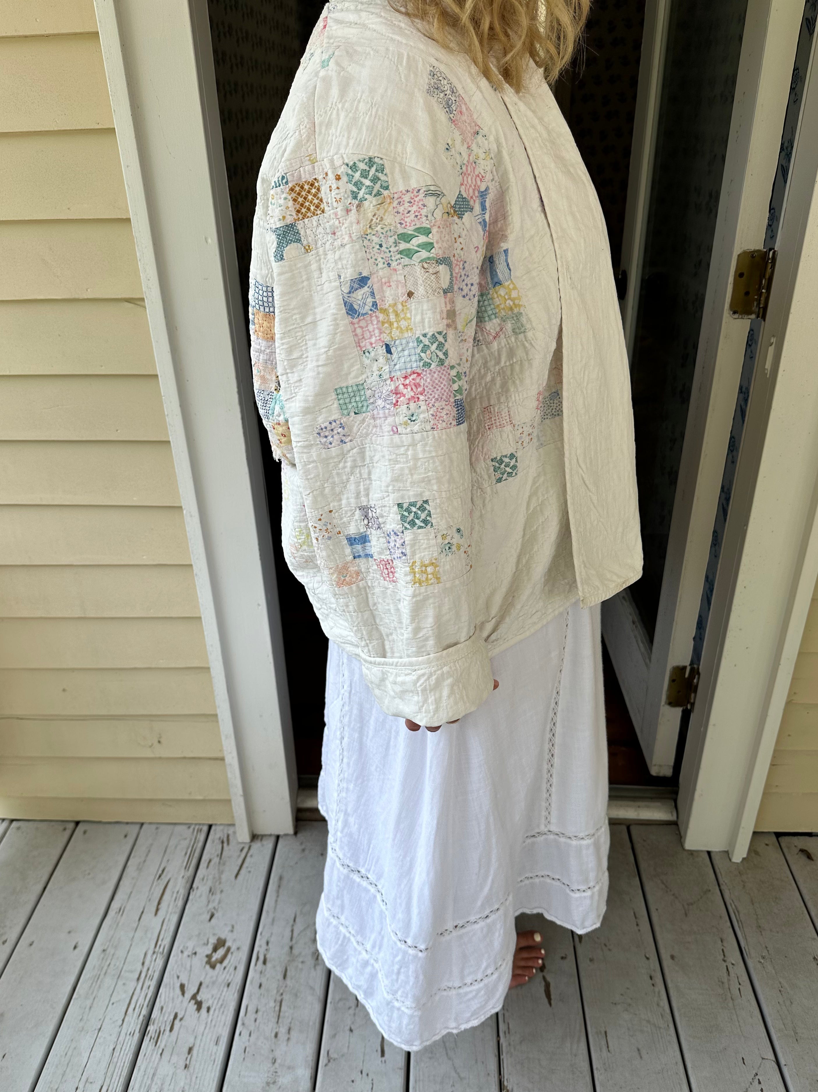 Postage Stamp Quilt Jacket